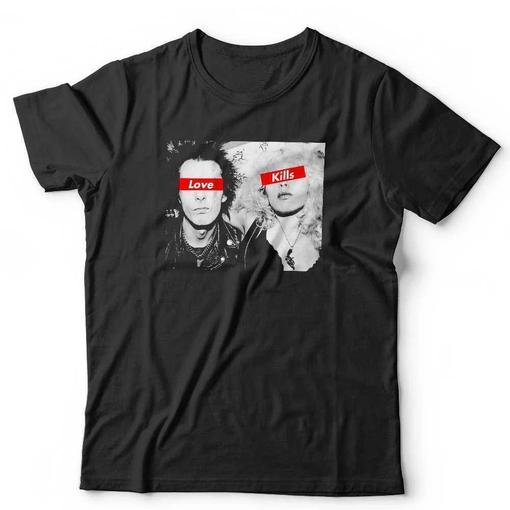 Sid And Nancy TShirt Love Kills Unisex Punk 70s Vicious Drugs Pistols Unisex T-shirt, Sweatshirt, Hoodie, Long Sleeve Tee - T-Shirt, Sweatshirt, Hoodie