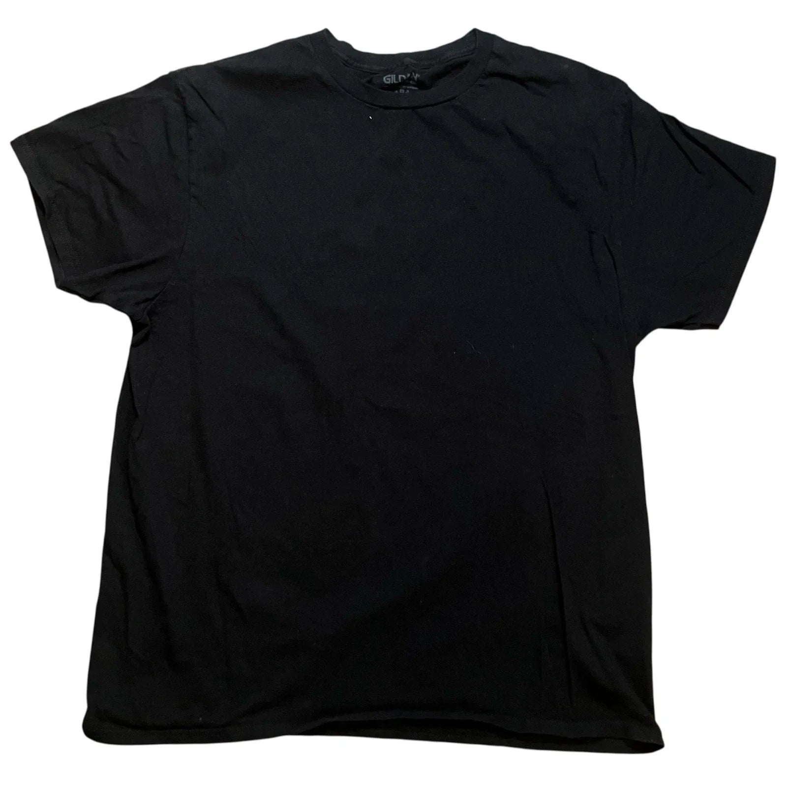 Gildan Black Crew Neck T Shirt XL Cotton Blend Casual Minimalist Tee Unisex T-shirt, Sweatshirt, Hoodie, Long Sleeve Tee - T-Shirt, Sweatshirt, Hoodie