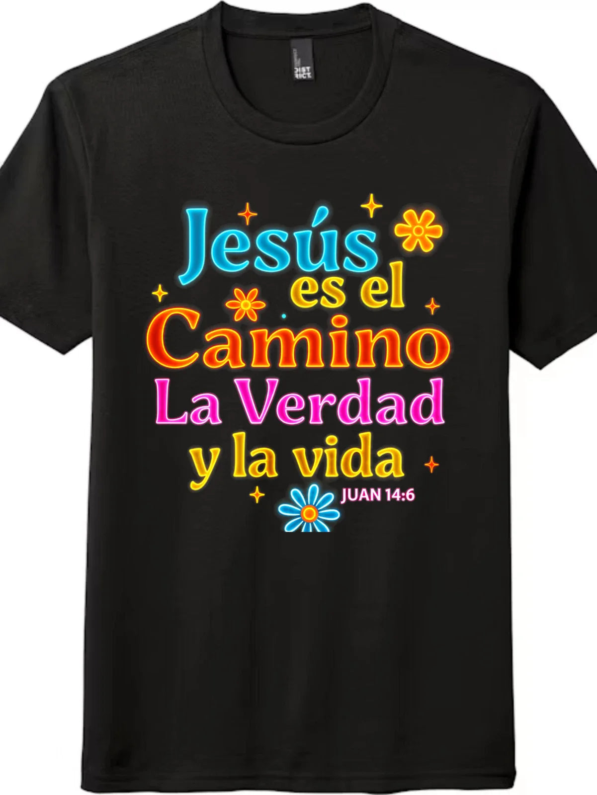 Spanish Scripture Tee, Jesus is the Way Truth Life, John 14:6, Unisex T-Shirt Unisex T-shirt, Sweatshirt, Hoodie, Long Sleeve Tee - T-Shirt, Sweatshirt, Hoodie