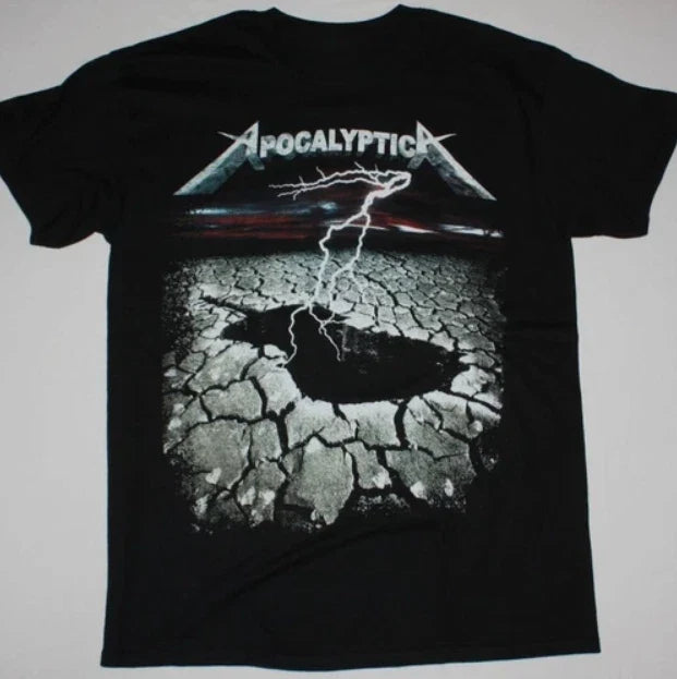 APOCALYPTICA SCORCHED EARTH black Tee Unisex T-Shirt All Size Unisex T-shirt, Sweatshirt, Hoodie, Long Sleeve Tee - T-Shirt, Sweatshirt, Hoodie