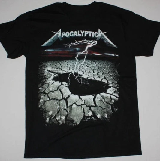 APOCALYPTICA SCORCHED EARTH black Tee Unisex T-Shirt All Size Unisex T-shirt, Sweatshirt, Hoodie, Long Sleeve Tee - T-Shirt, Sweatshirt, Hoodie