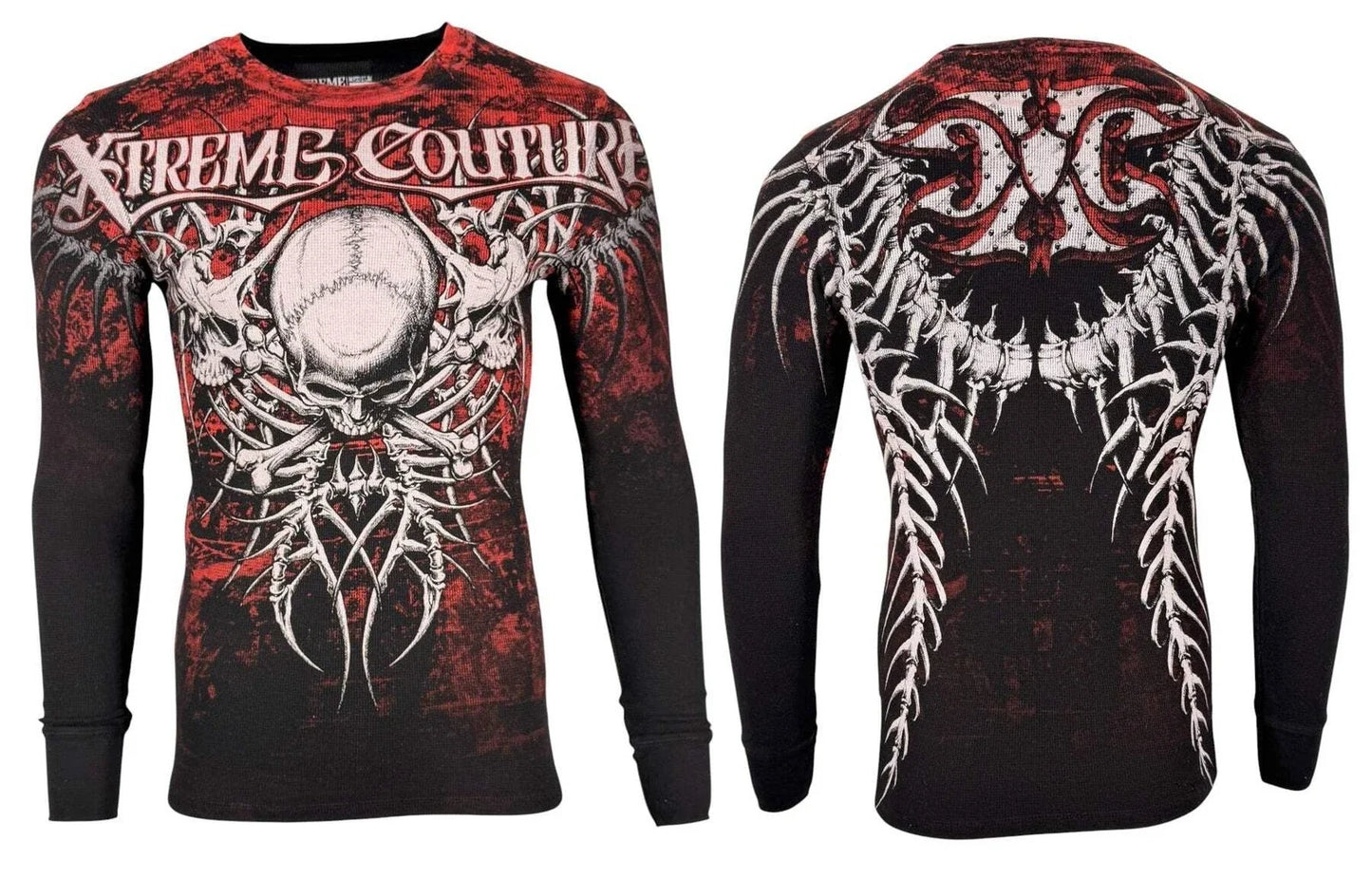 Xtreme Couture by Affliction Men's Thermal T-shirt Bare Bone Unisex T-shirt, Sweatshirt, Hoodie, Long Sleeve Tee - T-Shirt, Sweatshirt, Hoodie