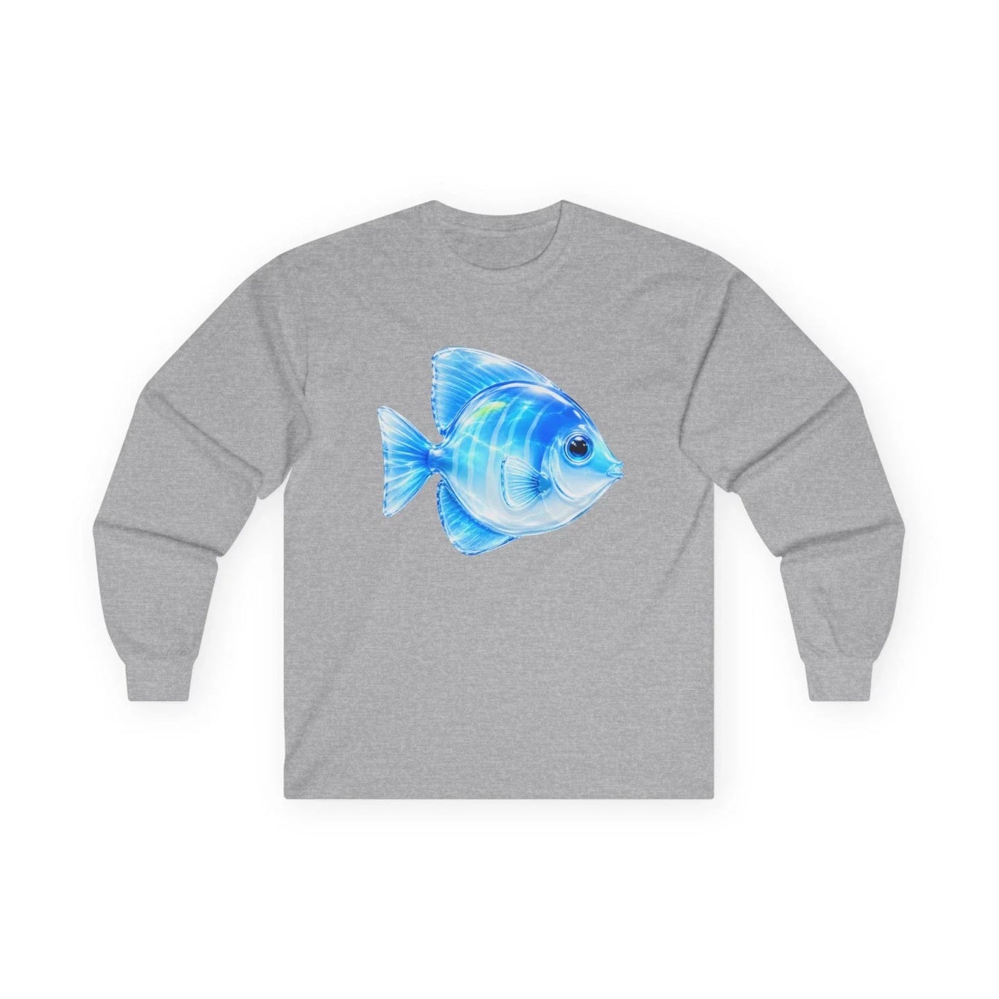Frutiger Aero Fish Long Sleeve T Shirt Unisex T-shirt, Sweatshirt, Hoodie, Long Sleeve Tee - T-Shirt, Sweatshirt, Hoodie