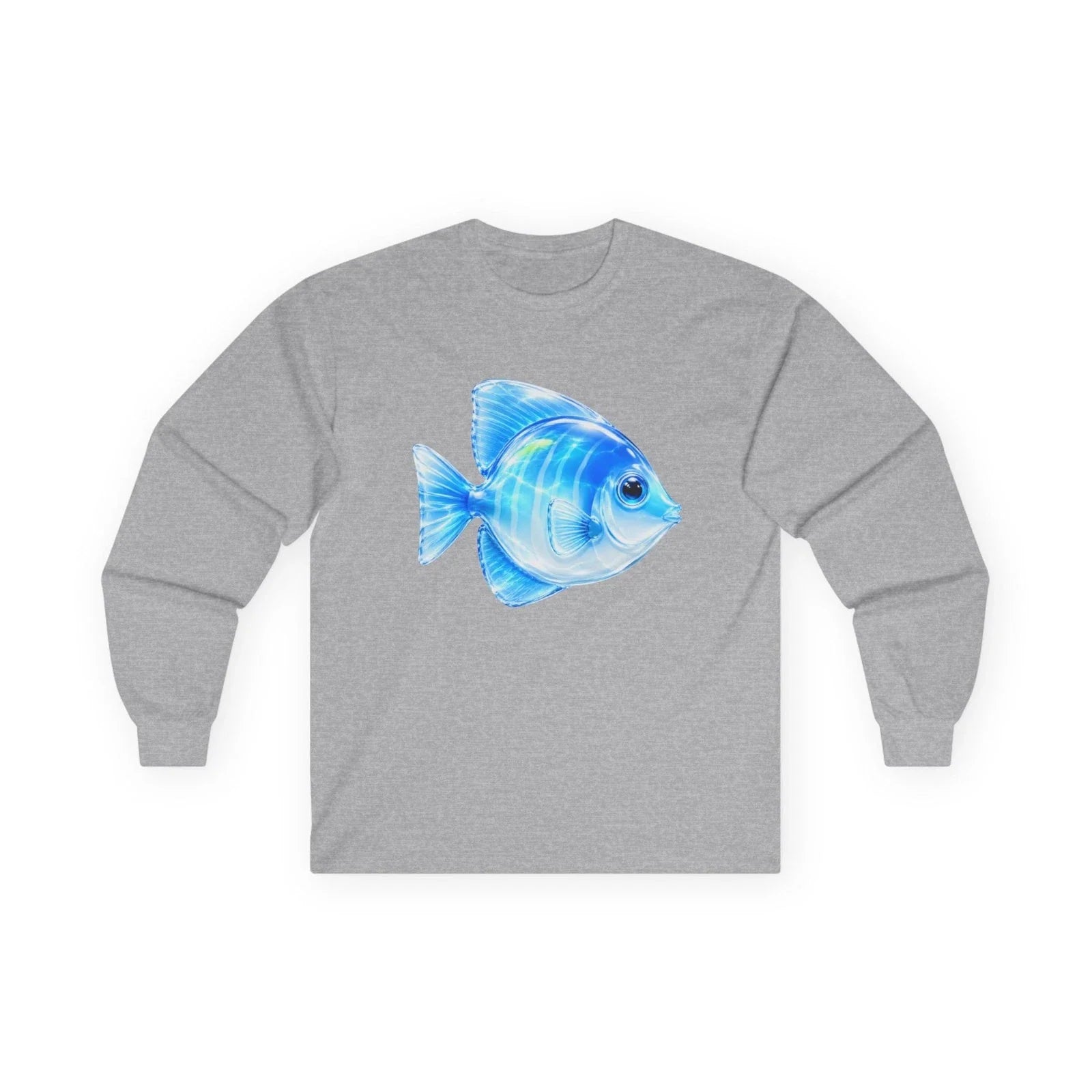 Frutiger Aero Fish Long Sleeve T Shirt Unisex T-shirt, Sweatshirt, Hoodie, Long Sleeve Tee - T-Shirt, Sweatshirt, Hoodie