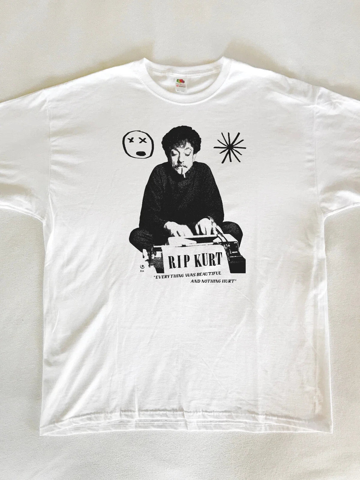 Kurt Vonnegut Cobain Grunge Punk Writer Literature Funny 90s T Shirt Unisex T-shirt, Sweatshirt, Hoodie, Long Sleeve Tee - T-Shirt, Sweatshirt, Hoodie