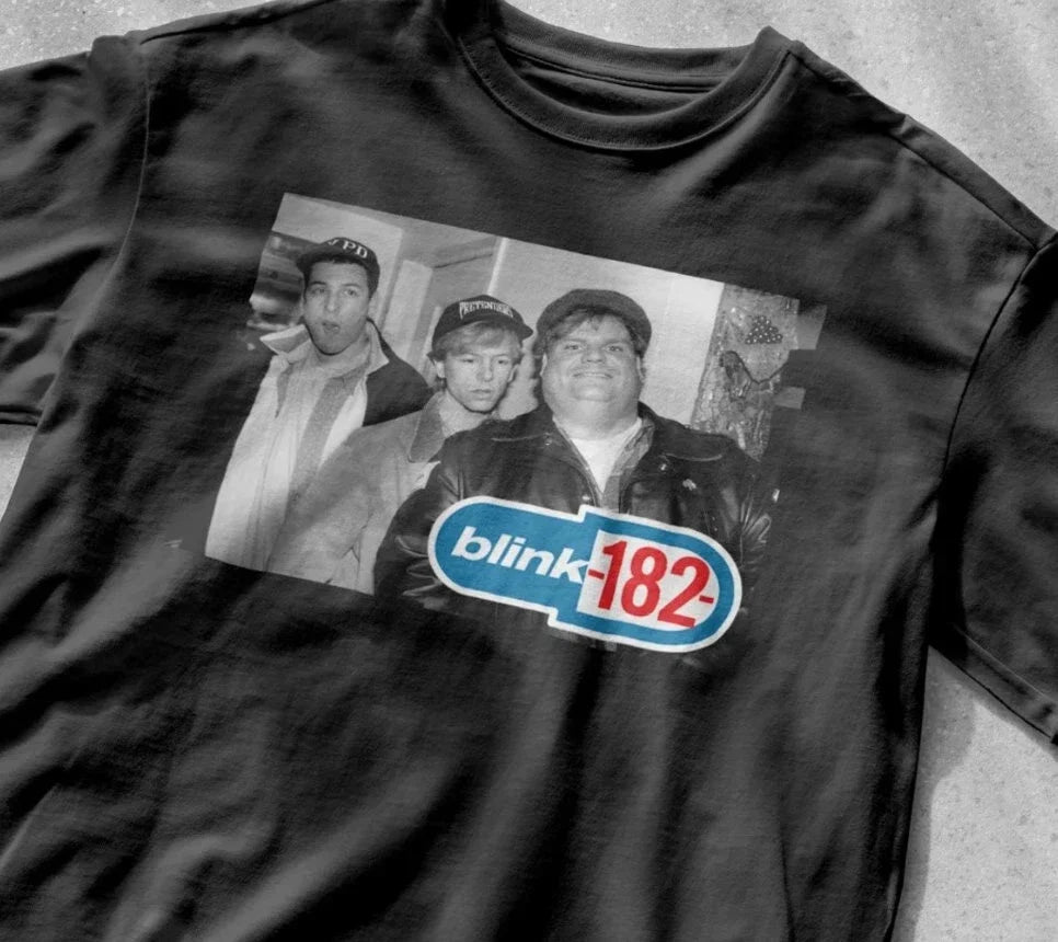 Adam Sandler, David Spade, Chris Farley Blink 182 T-Shirt Unisex T-shirt, Sweatshirt, Hoodie, Long Sleeve Tee - T-Shirt, Sweatshirt, Hoodie
