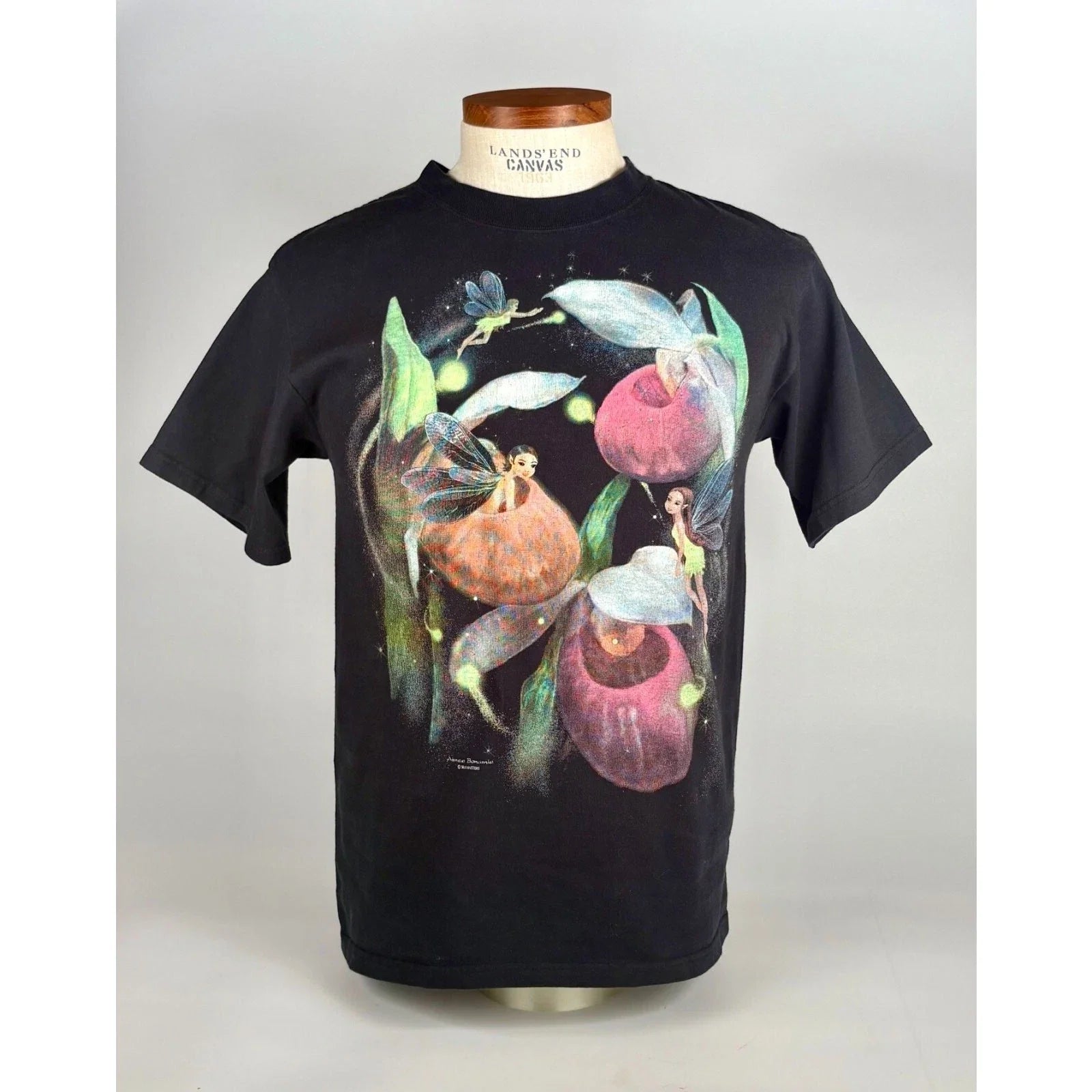 VTG Y2K 2000s Aimee Bonamie Fantasy Art T-shirt Size MED Goth Fairy Tee Made USA Unisex T-shirt, Sweatshirt, Hoodie, Long Sleeve Tee - T-Shirt, Sweatshirt, Hoodie