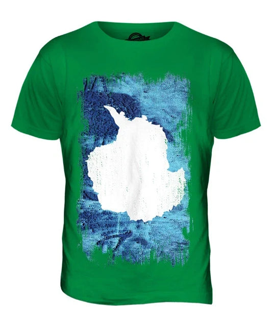 ANTARCTICA GRUNGE FLAG MENS T SHIRT TEE SHIRT XS S M L XL 2XL 3XL 4XL 5XL Unisex T-shirt, Sweatshirt, Hoodie, Long Sleeve Tee - T-Shirt, Sweatshirt, Hoodie