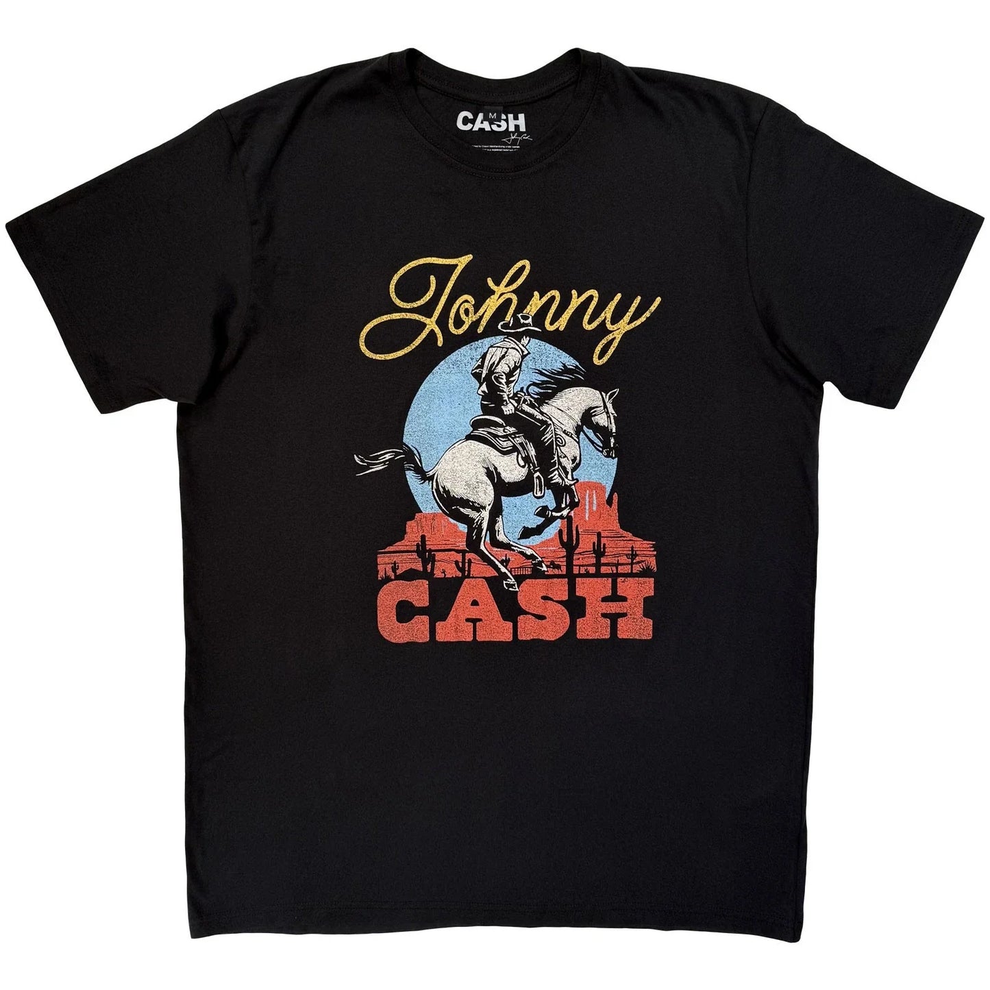 Johnny Cash Cowboy Premium Official T-Shirt Mens Unisex T-shirt, Sweatshirt, Hoodie, Long Sleeve Tee - T-Shirt, Sweatshirt, Hoodie