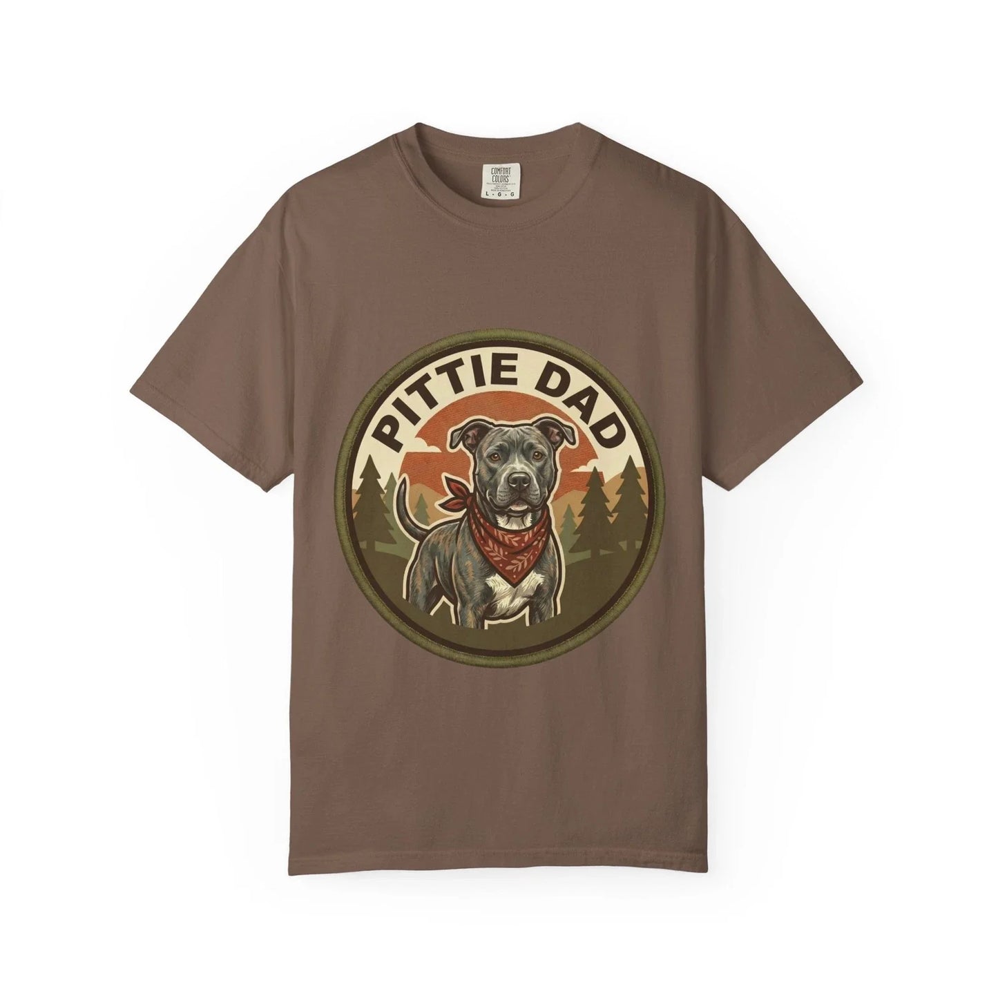 Pitbull Dad T-Shirt Pittie Rescue Dog Gift Men Graphic Tee Fathers Day Vintage Unisex T-shirt, Sweatshirt, Hoodie, Long Sleeve Tee - T-Shirt, Sweatshirt, Hoodie