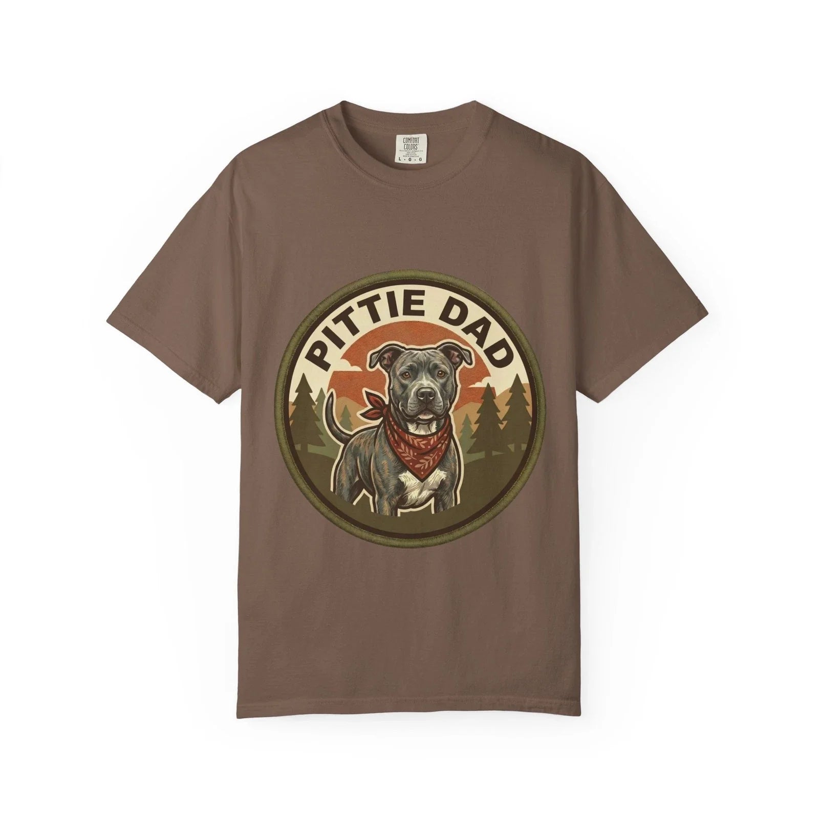Pitbull Dad T-Shirt Pittie Rescue Dog Gift Men Graphic Tee Fathers Day Vintage Unisex T-shirt, Sweatshirt, Hoodie, Long Sleeve Tee - T-Shirt, Sweatshirt, Hoodie