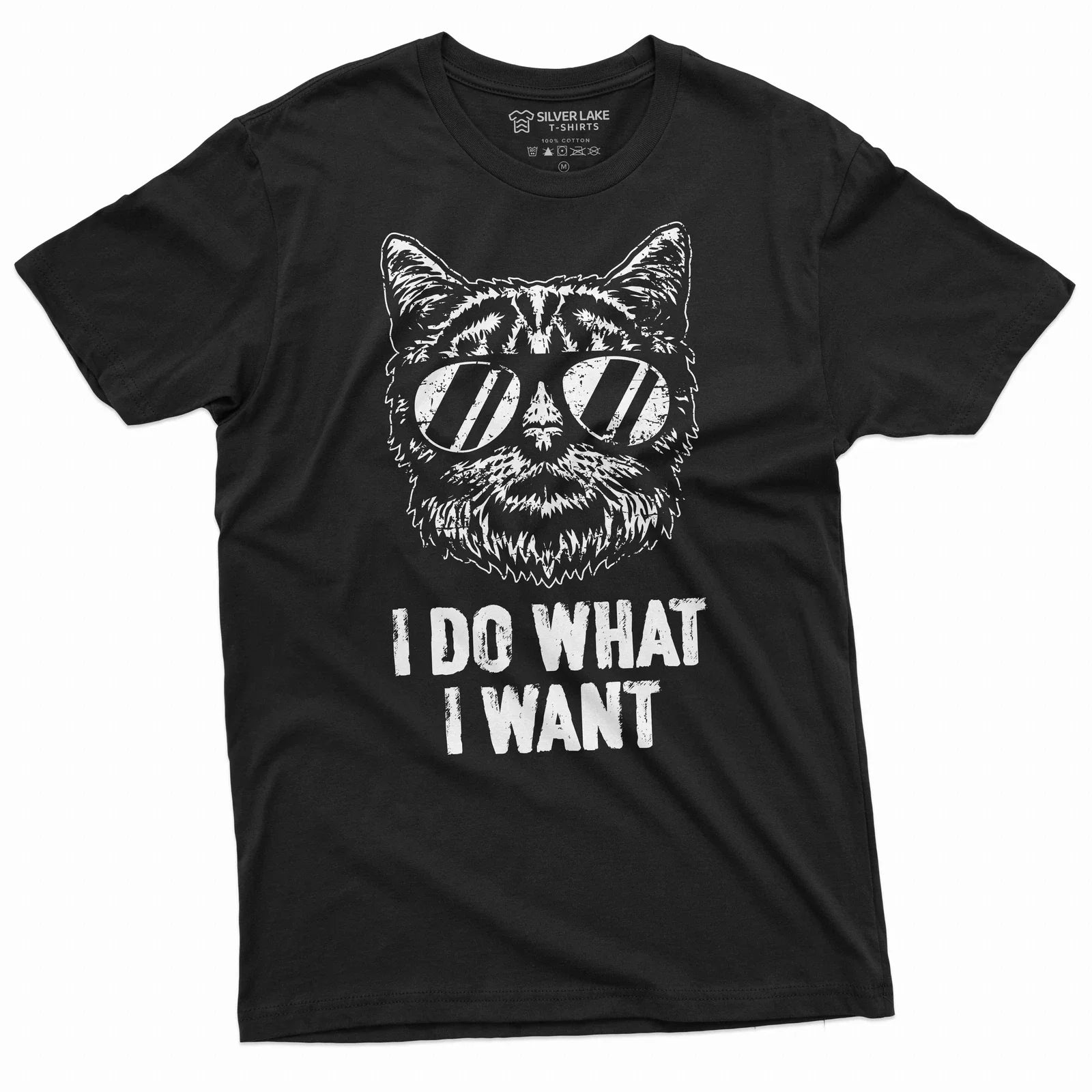 I do what I want cool cat shirt Funny Cat Shirt Cat Lover Shirt Cat Mom Gift Tee Unisex T-shirt, Sweatshirt, Hoodie, Long Sleeve Tee - T-Shirt, Sweatshirt, Hoodie