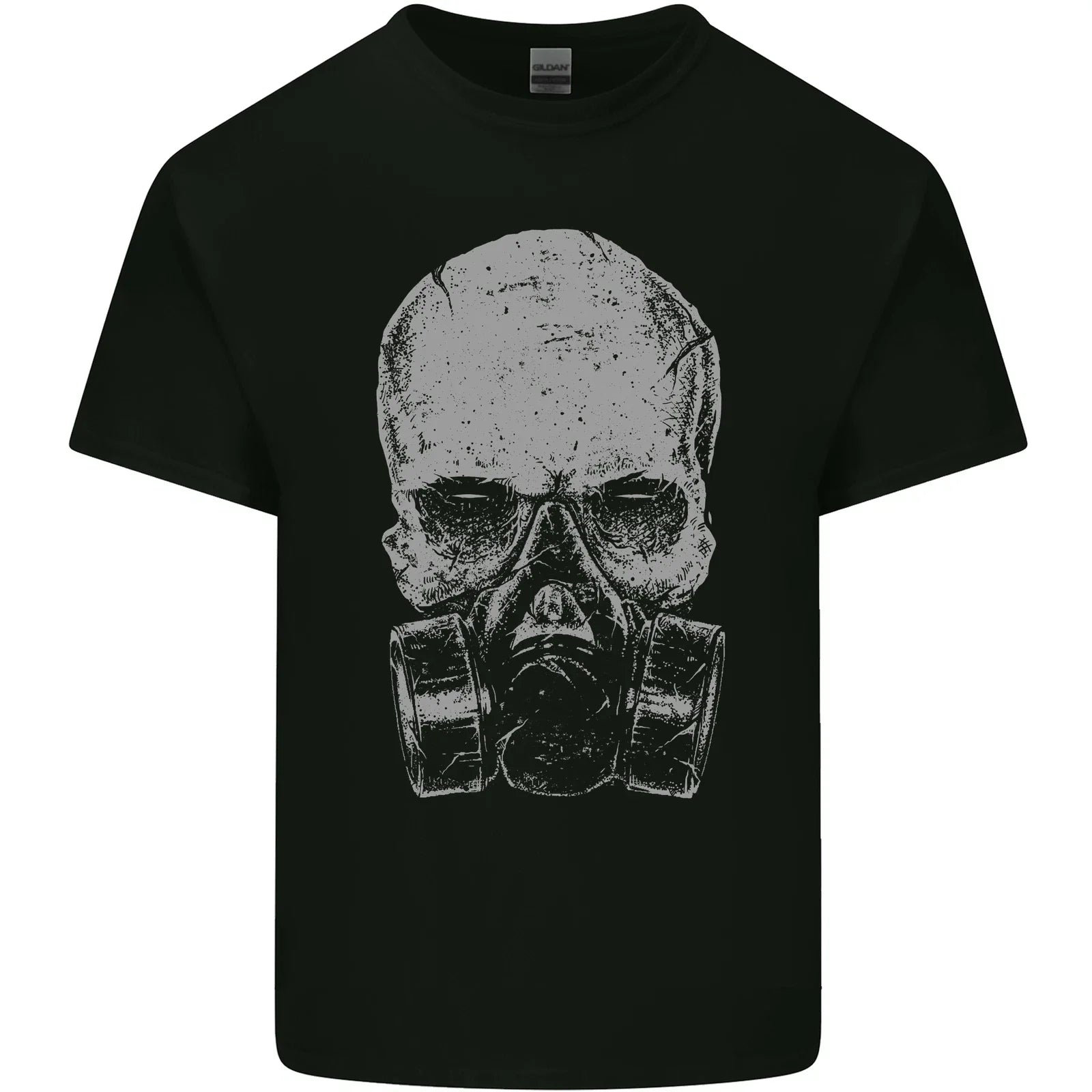 Grey Skull Gas Mask Biker Gothic Mens Light Cotton T-Shirt Unisex T-shirt, Sweatshirt, Hoodie, Long Sleeve Tee - T-Shirt, Sweatshirt, Hoodie