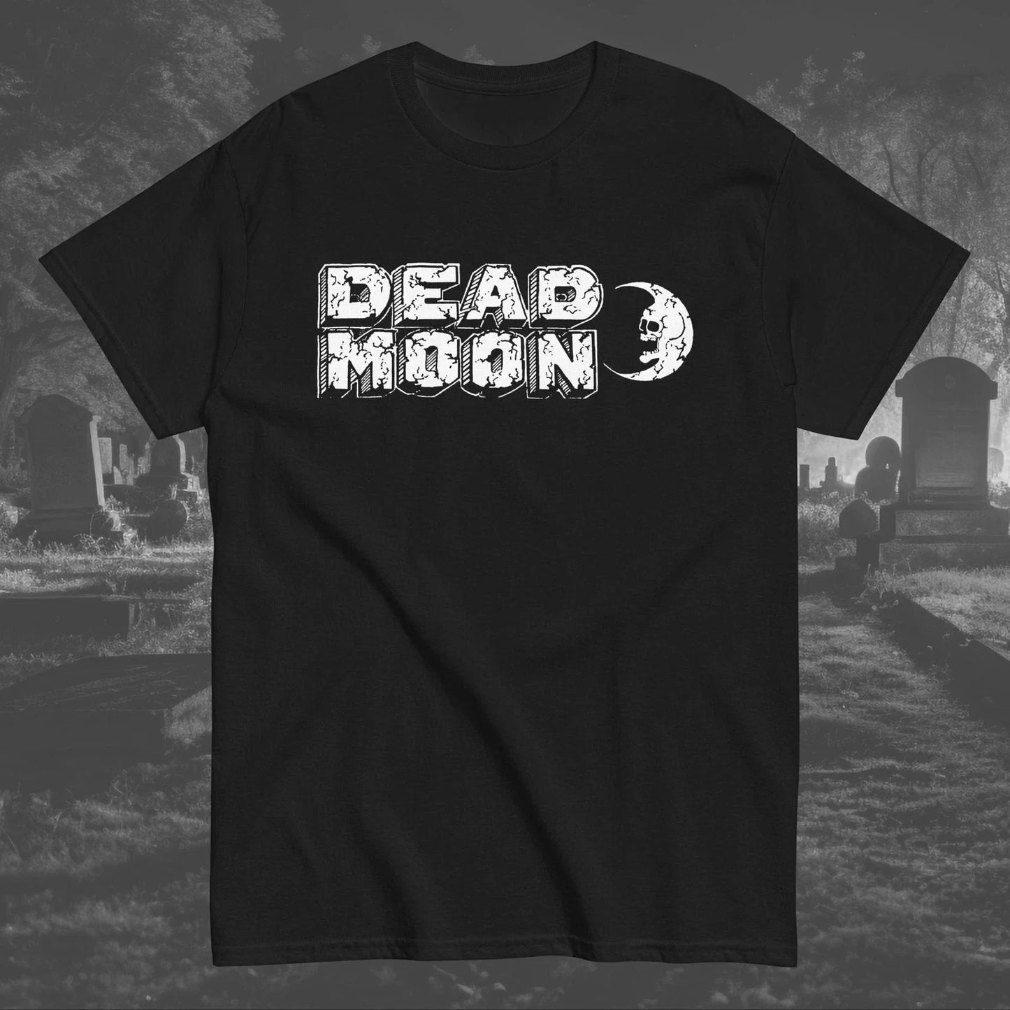 Dead Moon Band T-Shirt Garage Punk Goth Grunge Unisex T-shirt, Sweatshirt, Hoodie, Long Sleeve Tee - T-Shirt, Sweatshirt, Hoodie