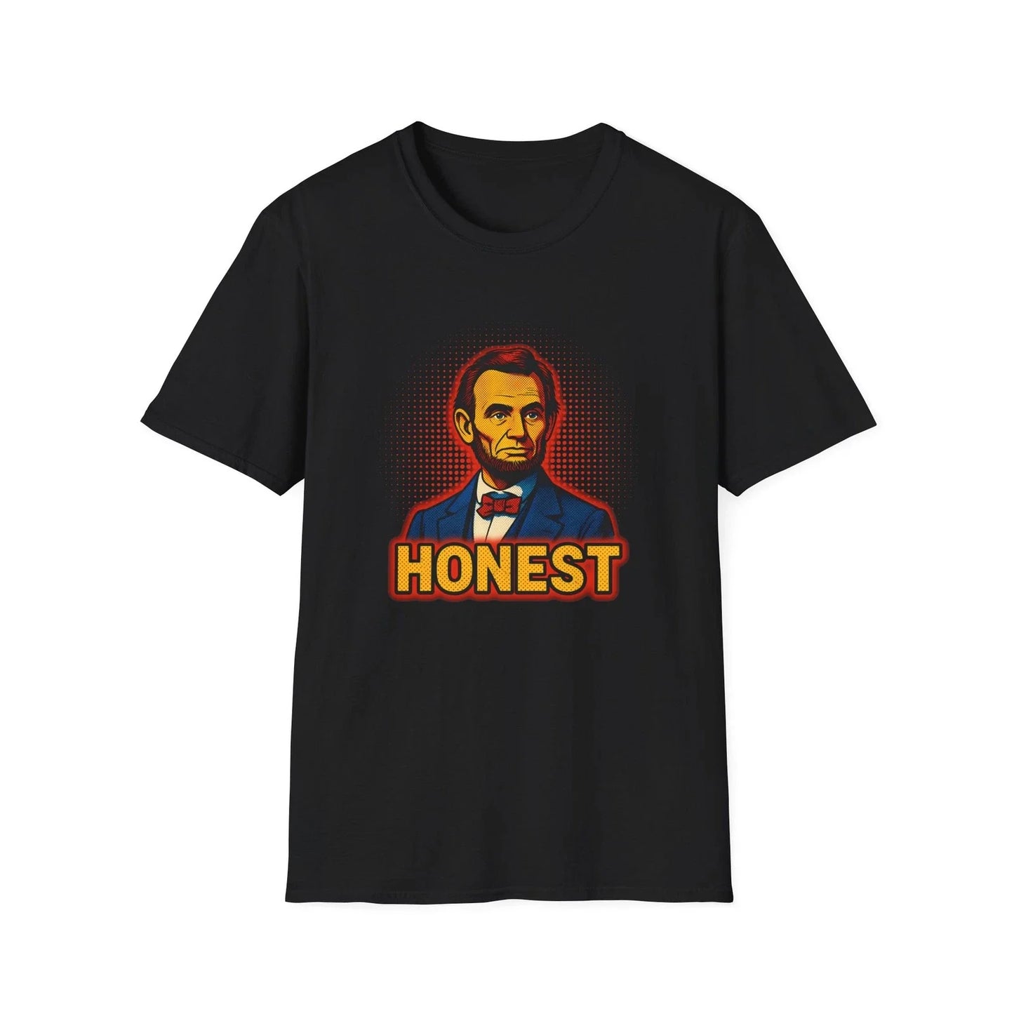 Honest Abraham Lincoln T-Shirt | Pop Art Presidential Tee Unisex T-shirt, Sweatshirt, Hoodie, Long Sleeve Tee - T-Shirt, Sweatshirt, Hoodie