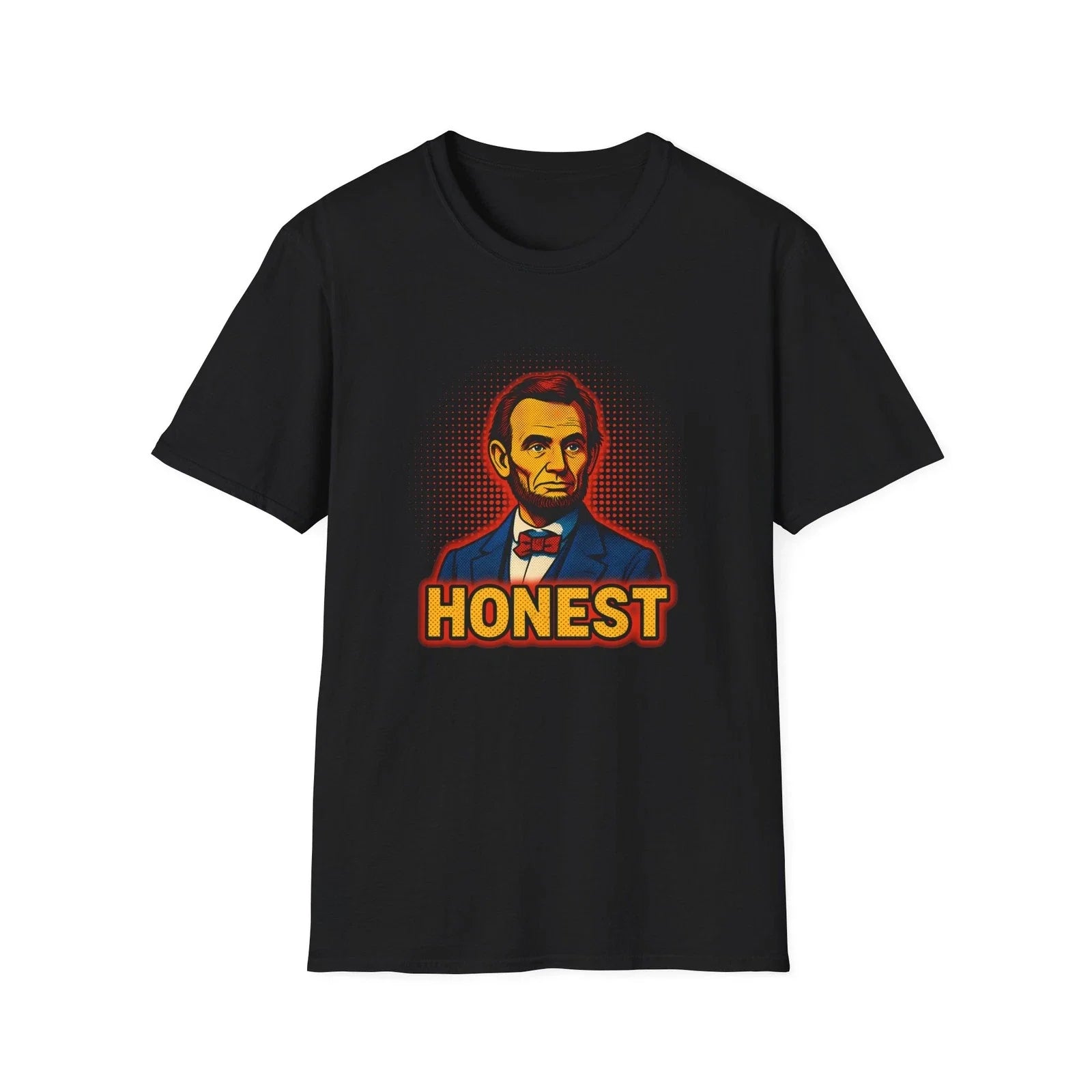 Honest Abraham Lincoln T-Shirt | Pop Art Presidential Tee Unisex T-shirt, Sweatshirt, Hoodie, Long Sleeve Tee - T-Shirt, Sweatshirt, Hoodie