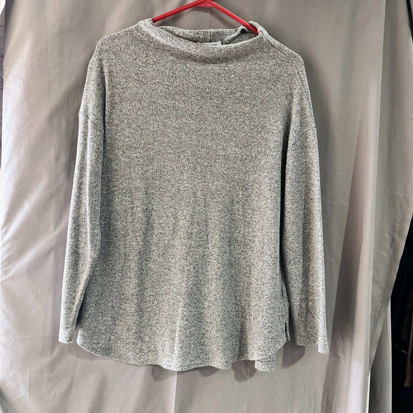 gray textured knit garment Shirt Retro Y2k Boho from Old Navy Size Large TG2174 Unisex T-shirt, Sweatshirt, Hoodie, Long Sleeve Tee - T-Shirt, Sweatshirt, Hoodie