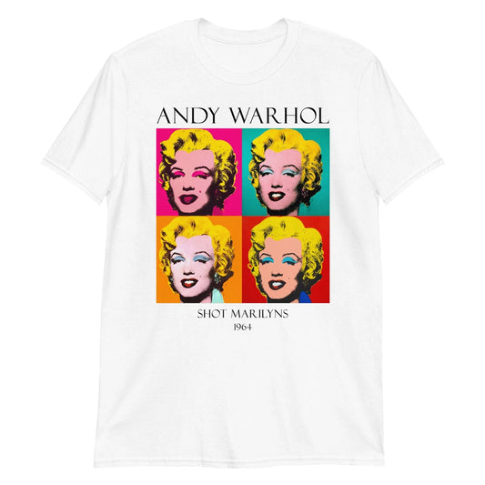 Andy Warhol Merlin Shots Shirt, Pop Art Clothing, Art Lovers Gift Unisex T-shirt, Sweatshirt, Hoodie, Long Sleeve Tee - T-Shirt, Sweatshirt, Hoodie