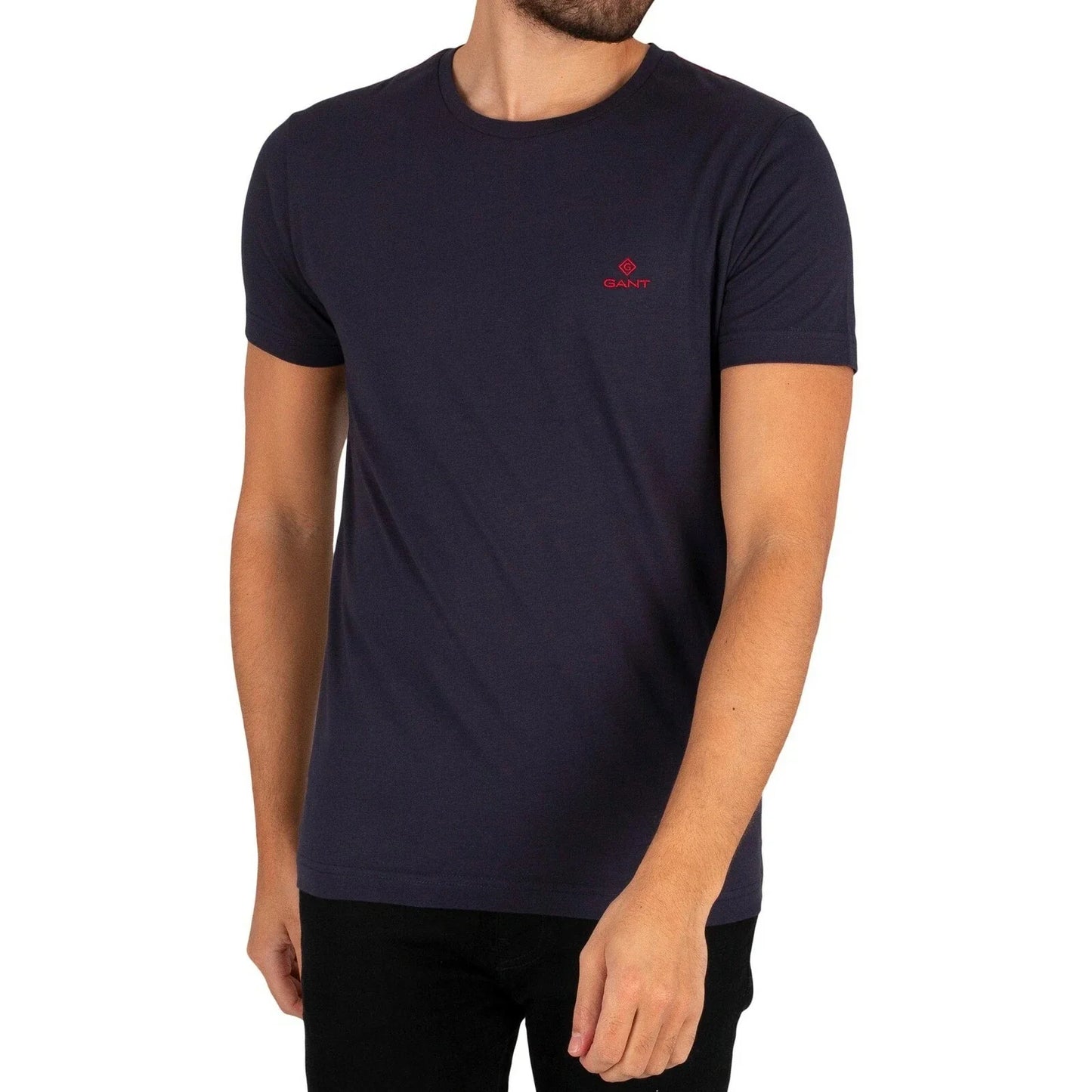 Gant Men`s Contrast Logo SS T-Shirt - 2053004 Unisex T-shirt, Sweatshirt, Hoodie, Long Sleeve Tee - T-Shirt, Sweatshirt, Hoodie