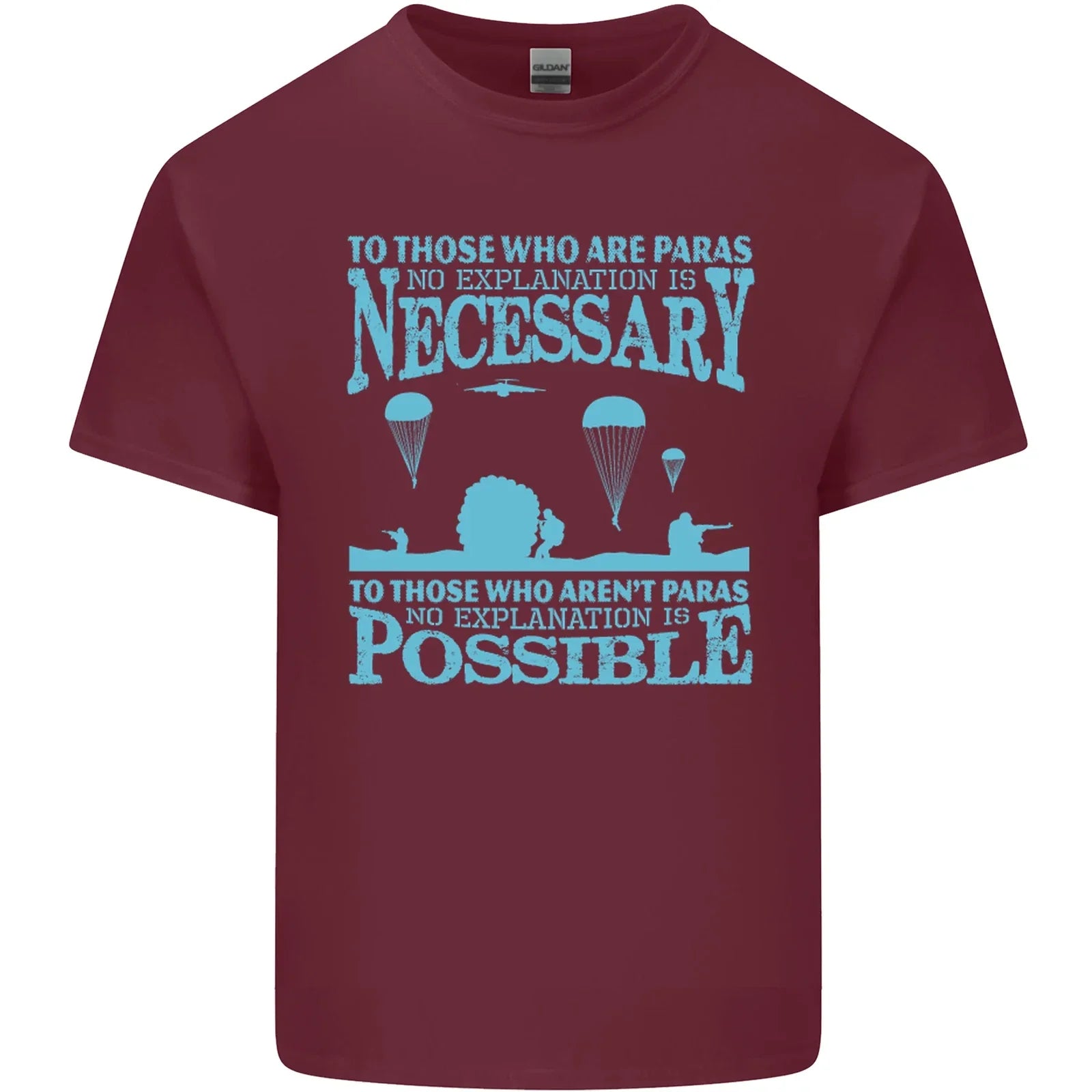 To Those The Parachute Regiment 1 2 3 Para Mens Cotton T-Shirt Tee Top Unisex T-shirt, Sweatshirt, Hoodie, Long Sleeve Tee - T-Shirt, Sweatshirt, Hoodie