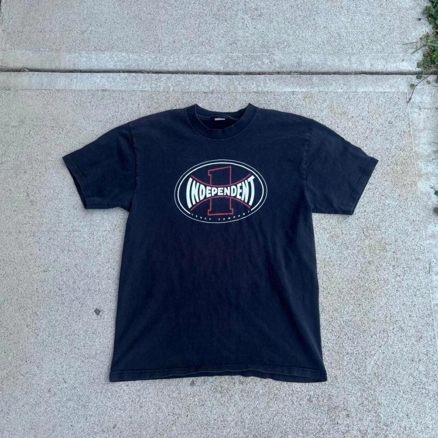 Vintage 2000s independent Y2K skater biker black t shirt mens meduim Unisex T-shirt, Sweatshirt, Hoodie, Long Sleeve Tee - T-Shirt, Sweatshirt, Hoodie