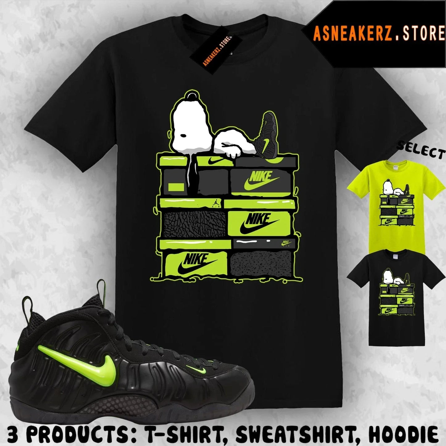 Shirt Match Foamposite Pro Voltage 2026 Sneaker Matching Tee Sneakerhead S Dog Unisex T-shirt, Sweatshirt, Hoodie, Long Sleeve Tee - T-Shirt, Sweatshirt, Hoodie