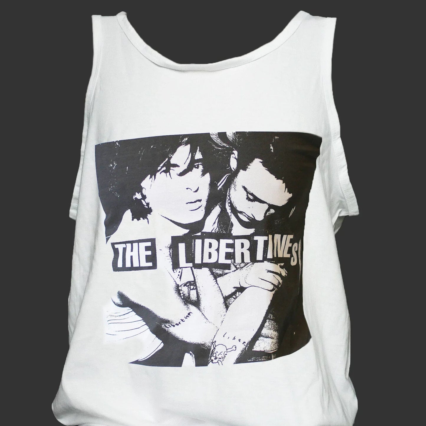 THE LIBERTINES INDIE PUNK ROCK T-SHIRT vest unisex white S-2XL Unisex T-shirt, Sweatshirt, Hoodie, Long Sleeve Tee - T-Shirt, Sweatshirt, Hoodie