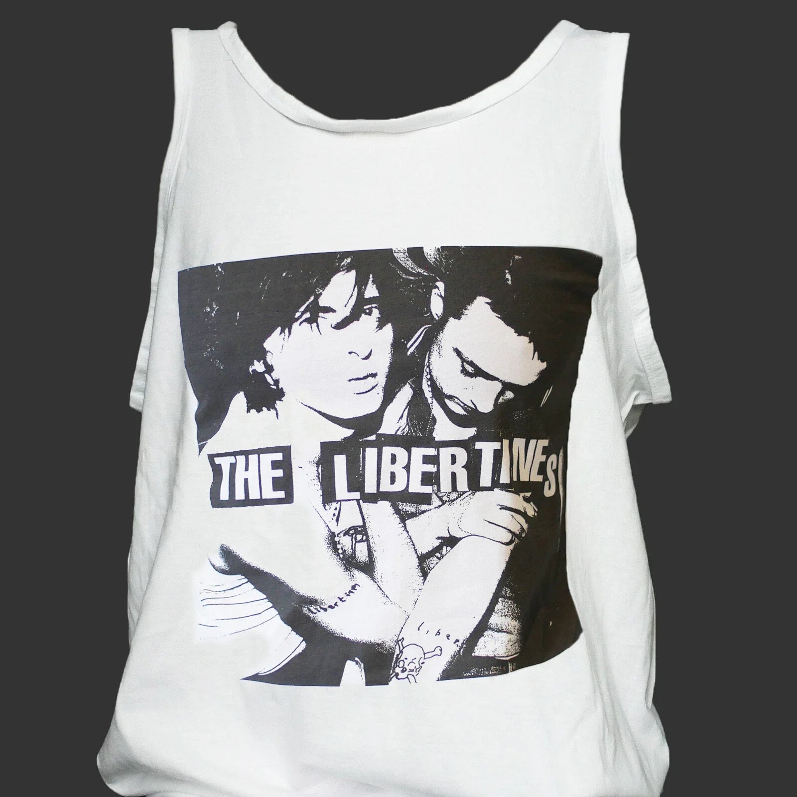 THE LIBERTINES INDIE PUNK ROCK T-SHIRT vest unisex white S-2XL Unisex T-shirt, Sweatshirt, Hoodie, Long Sleeve Tee - T-Shirt, Sweatshirt, Hoodie