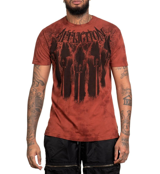 Affliction Classic Vault Mens FOREBODING S/Sleeve T- Shirt; Size: Medium Unisex T-shirt, Sweatshirt, Hoodie, Long Sleeve Tee - T-Shirt, Sweatshirt, Hoodie