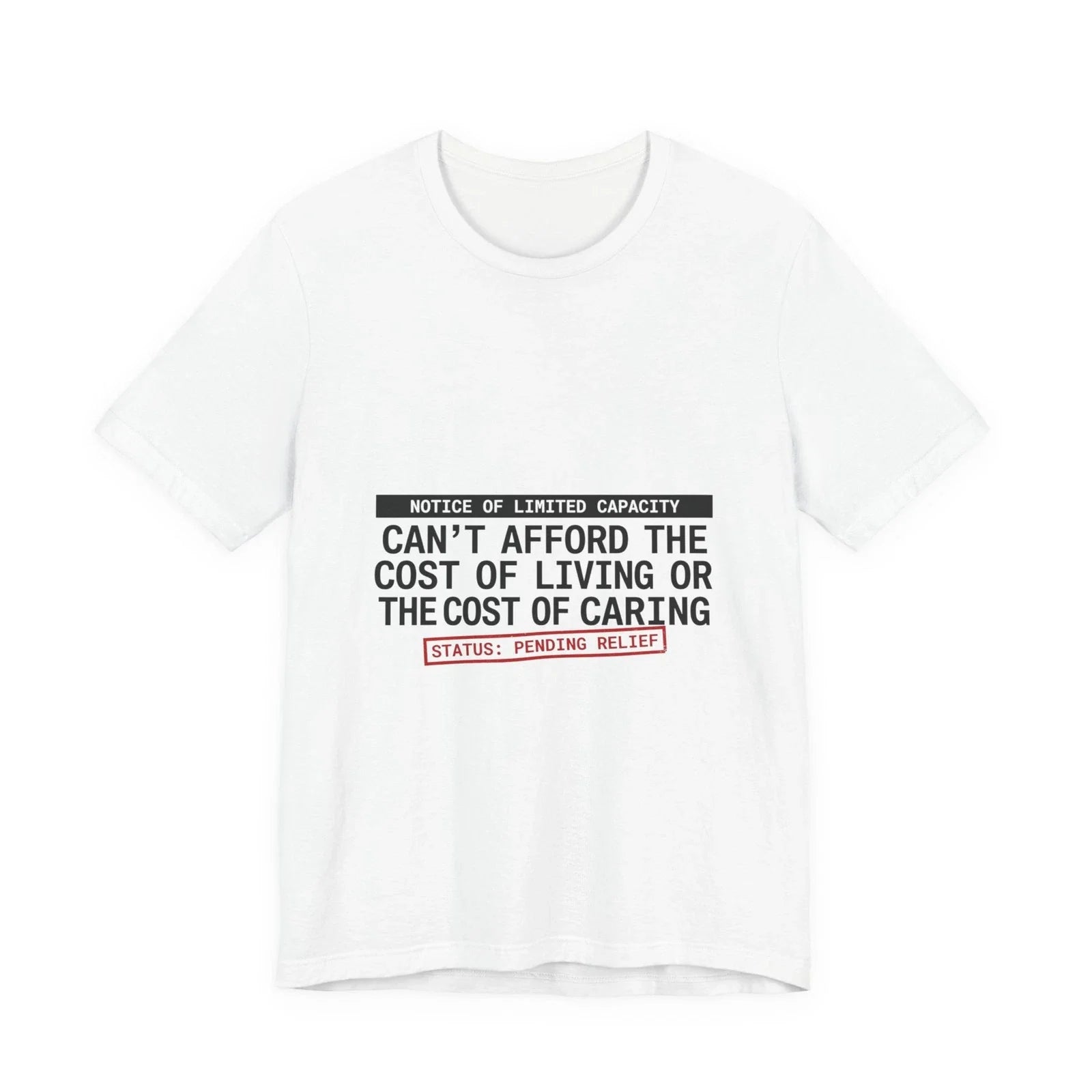 Cost of Living Crisis Tee | receipt aesthetic, budget humor Unisex T-shirt, Sweatshirt, Hoodie, Long Sleeve Tee - T-Shirt, Sweatshirt, Hoodie