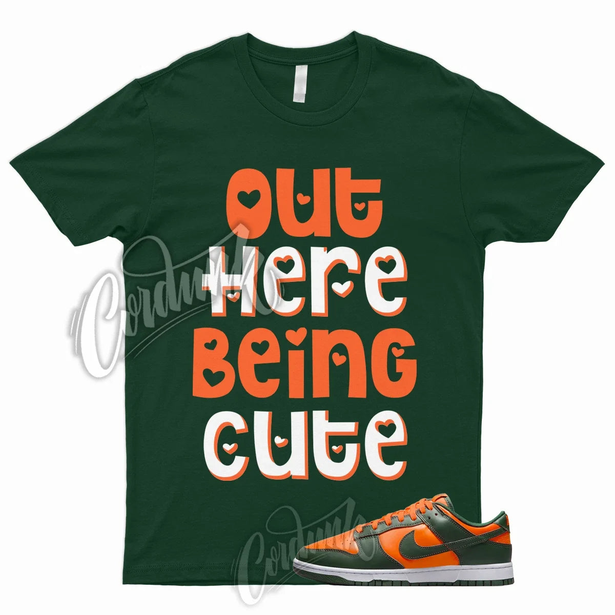 CUTE Shirt for Dunk Low Miami Orange Team Green High Rain FAMU Hurricane Forest Unisex T-shirt, Sweatshirt, Hoodie, Long Sleeve Tee - T-Shirt, Sweatshirt, Hoodie