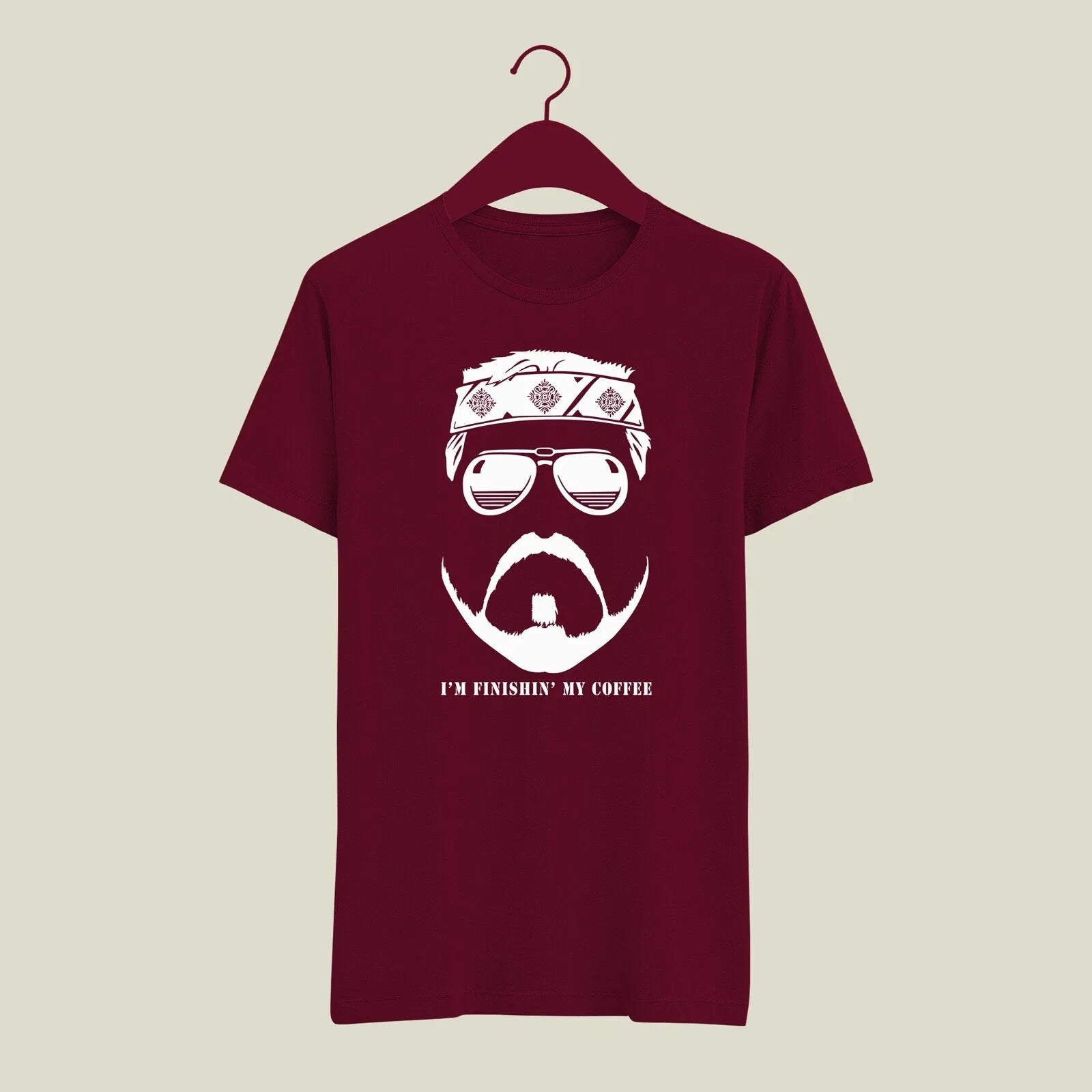 The Big Lebowski T-Shirt | I'm Finishing My Coffee | Walter Sobchak | Unisex T-shirt, Sweatshirt, Hoodie, Long Sleeve Tee - T-Shirt, Sweatshirt, Hoodie