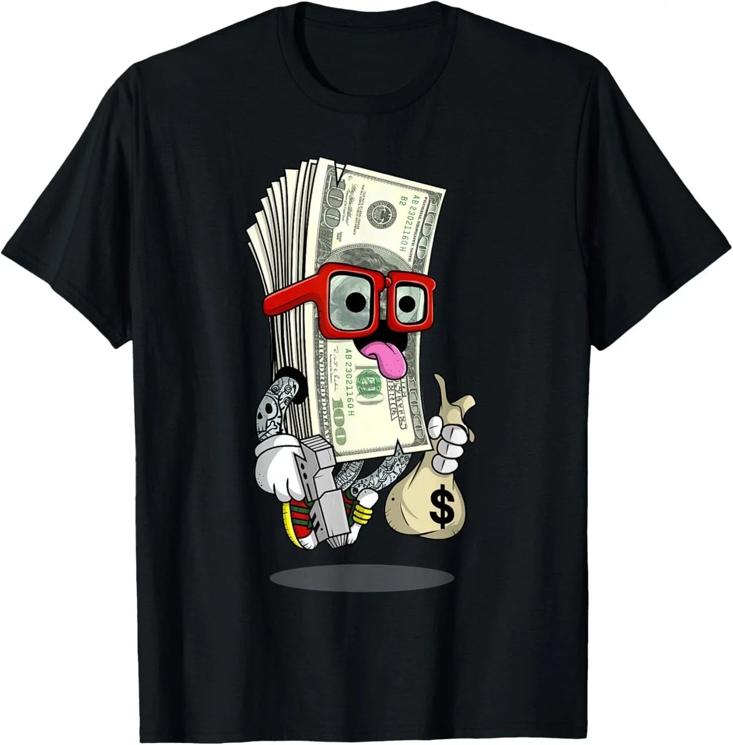 Money Hip Hop Graphic Urban Graffiti Art Gift Unisex T-Shirt Unisex T-shirt, Sweatshirt, Hoodie, Long Sleeve Tee - T-Shirt, Sweatshirt, Hoodie