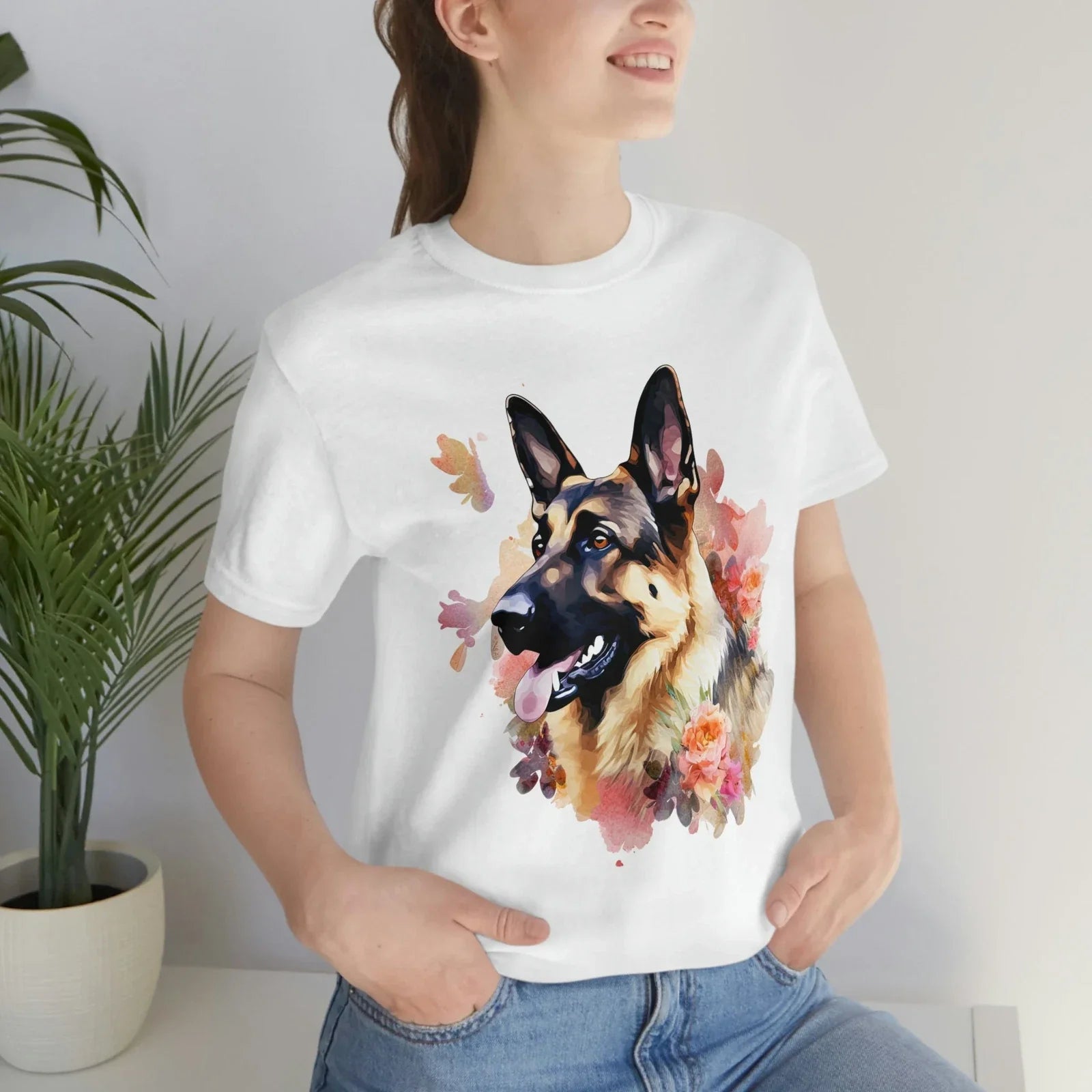 German Shepherd Short Sleeve T-Shirt - Mom Gift - Dog Lover Unisex T-shirt, Sweatshirt, Hoodie, Long Sleeve Tee - T-Shirt, Sweatshirt, Hoodie