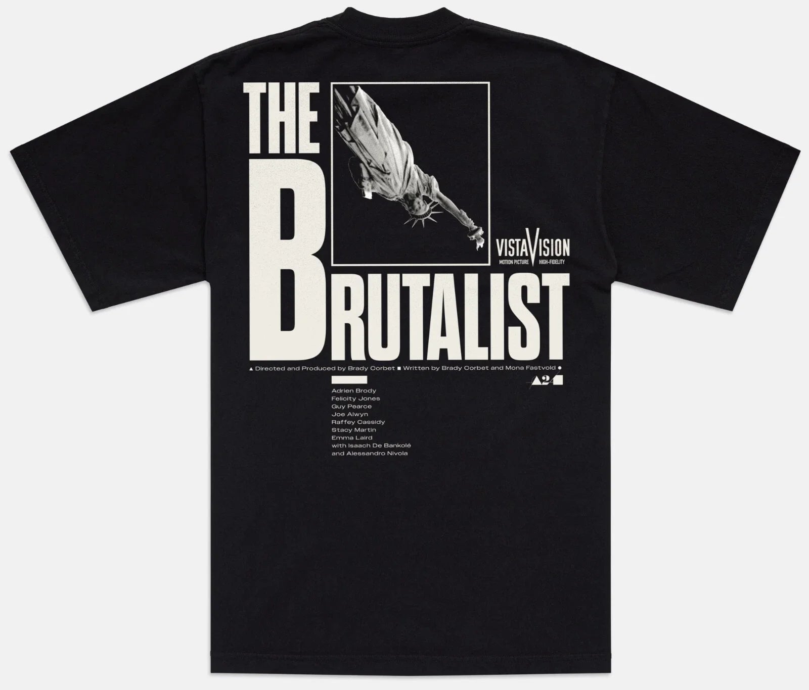 A24 x The Brutalist Title Tee T-Shirt Men's XL Black Architecture Movie NEW Unisex T-shirt, Sweatshirt, Hoodie, Long Sleeve Tee - T-Shirt, Sweatshirt, Hoodie