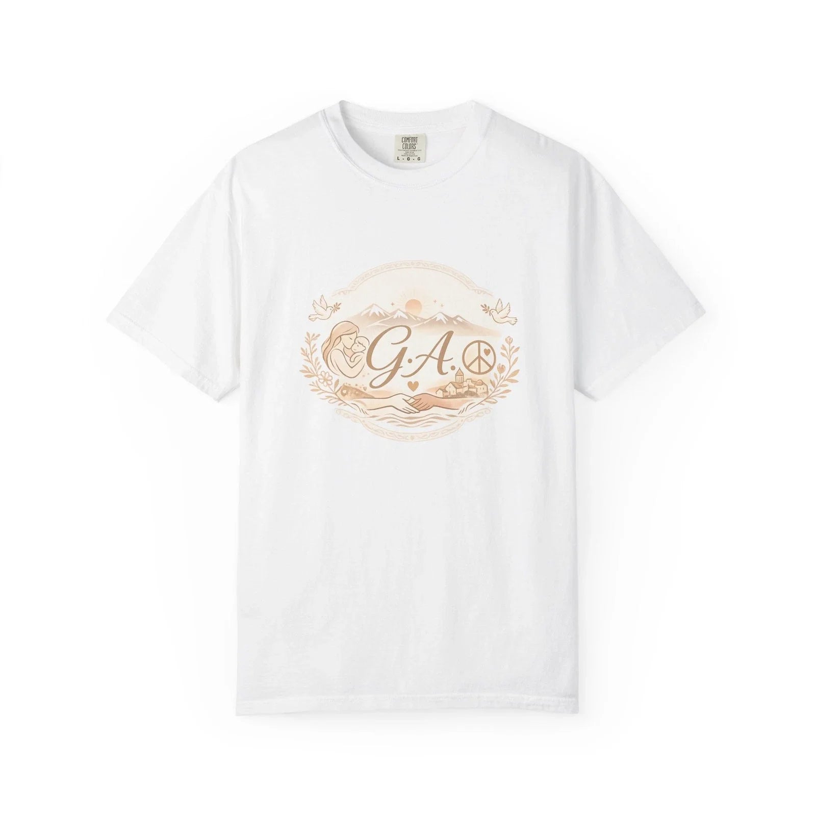 G.A. Ocean Waves Graphic T-Shirt | Vintage Beach Crest Unisex T-shirt, Sweatshirt, Hoodie, Long Sleeve Tee - T-Shirt, Sweatshirt, Hoodie
