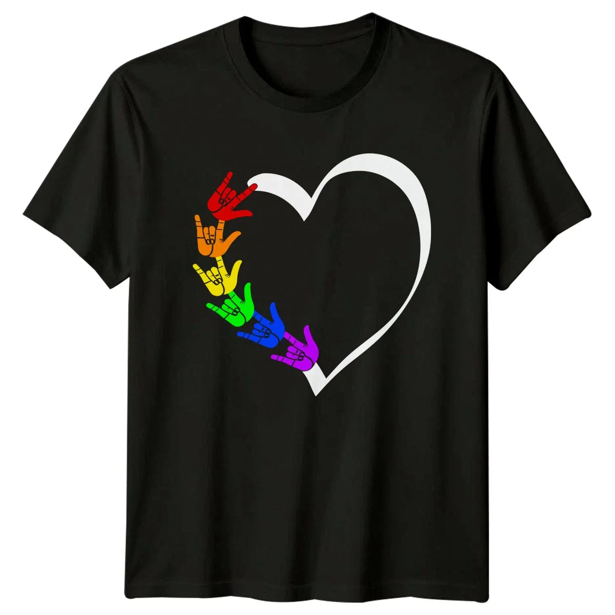 I Love You Womens T-Shirt Sign Language Unisex T-shirt, Sweatshirt, Hoodie, Long Sleeve Tee - T-Shirt, Sweatshirt, Hoodie