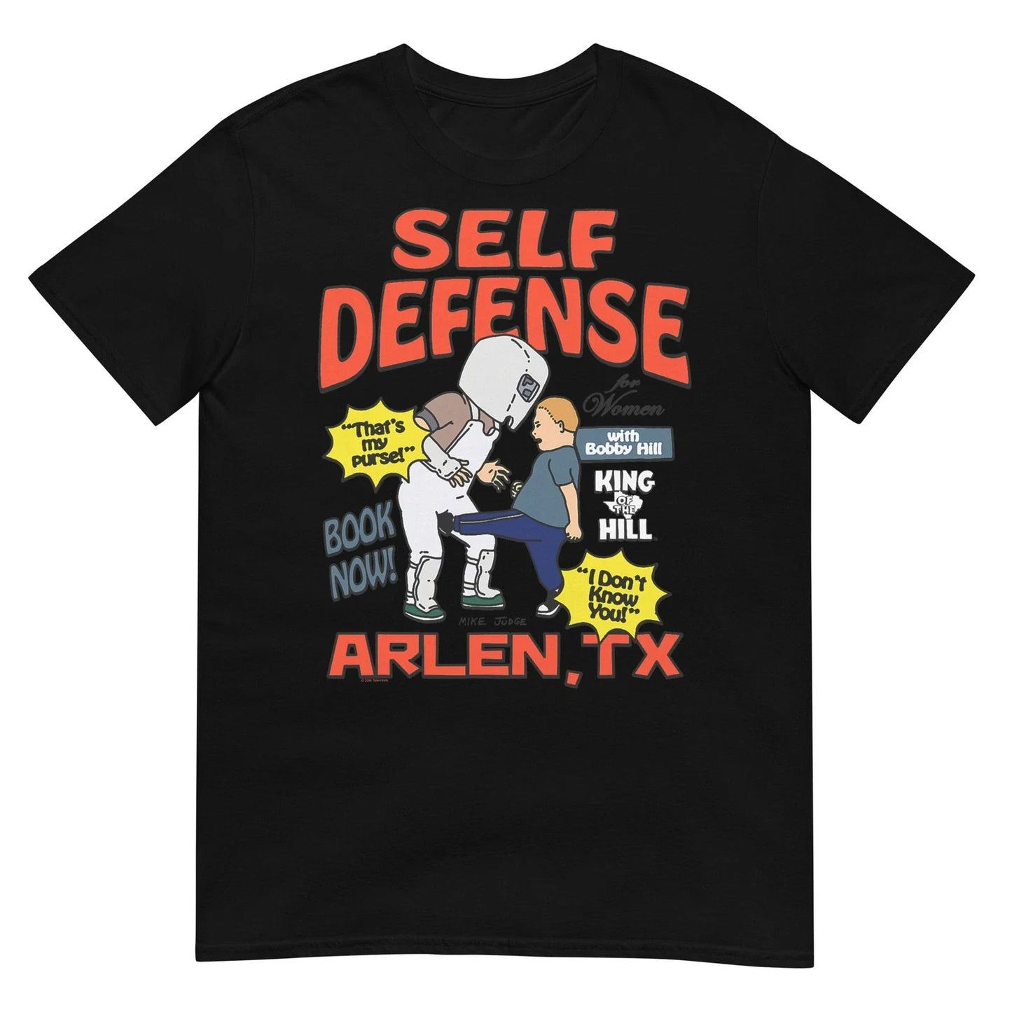 King of The Hill Bobby's Self Defense Class Cartoon T-Shirt Unisex T-shirt, Sweatshirt, Hoodie, Long Sleeve Tee - T-Shirt, Sweatshirt, Hoodie