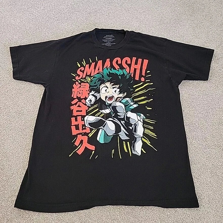 My Hero Academia Anime T Shirt All Might Boku Manga AOP All Over Print Large Unisex T-shirt, Sweatshirt, Hoodie, Long Sleeve Tee - T-Shirt, Sweatshirt, Hoodie
