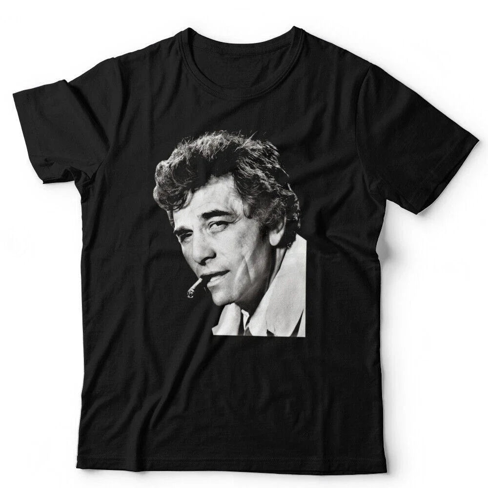 Columbo Tshirt Black and White Unisex Vintage Crime Drama Peter Falk Lieutenant Unisex T-shirt, Sweatshirt, Hoodie, Long Sleeve Tee - T-Shirt, Sweatshirt, Hoodie