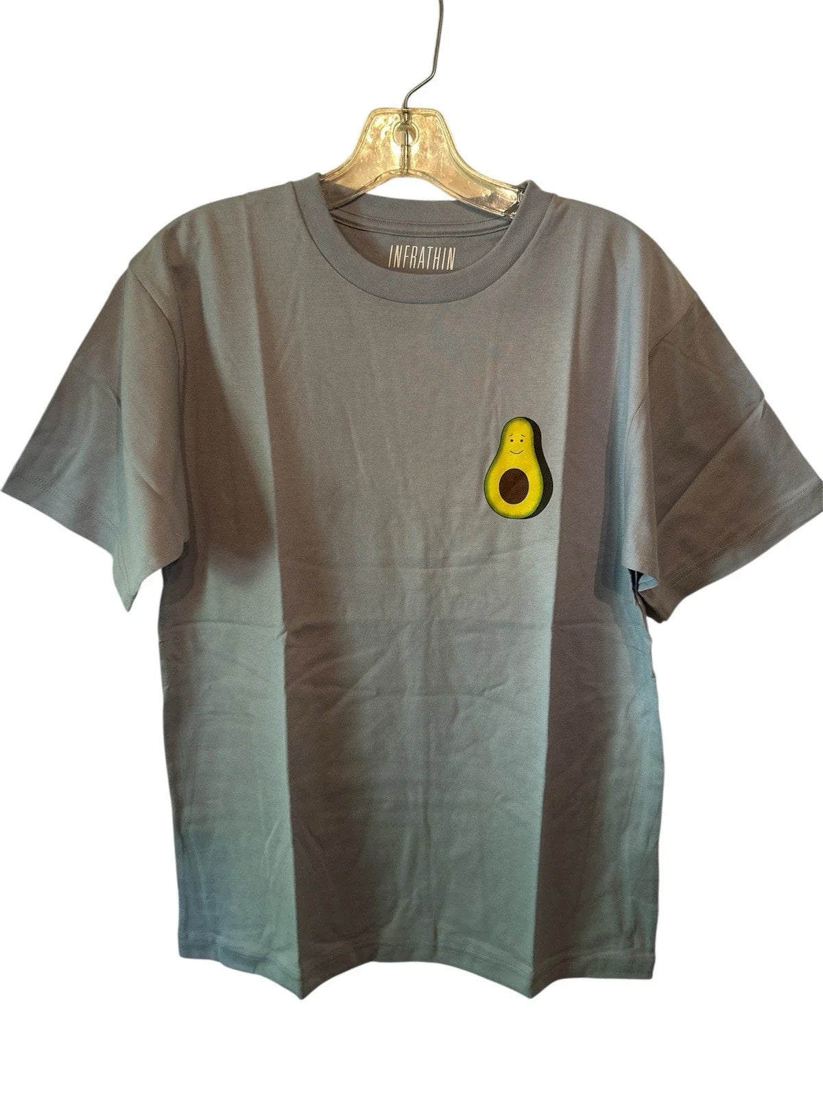 Infrathin Light Blue Avocado Shirt Size Medium NWOT Streetwear Unisex T-shirt, Sweatshirt, Hoodie, Long Sleeve Tee - T-Shirt, Sweatshirt, Hoodie