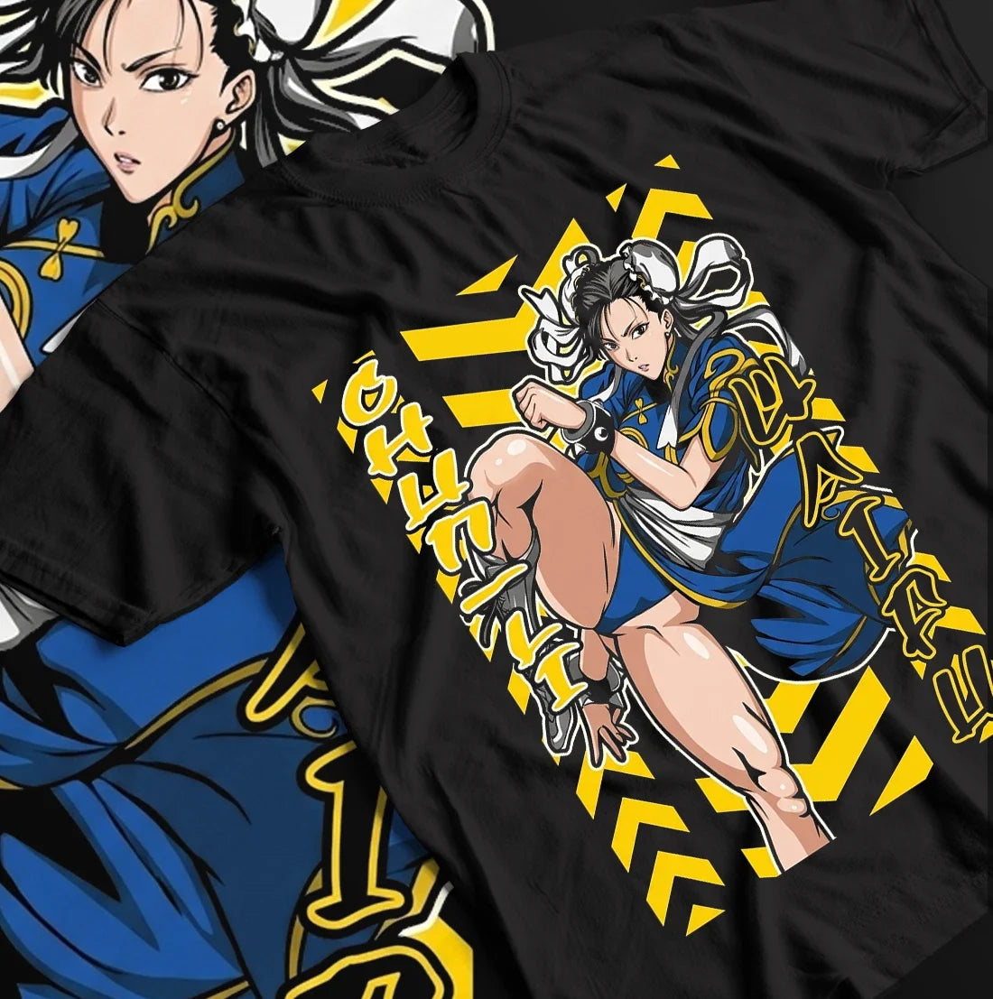 Chun Li T-shirt Street Fighter vs King Of Fighters Snk Anime Gift Shirt All Size Unisex T-shirt, Sweatshirt, Hoodie, Long Sleeve Tee - T-Shirt, Sweatshirt, Hoodie