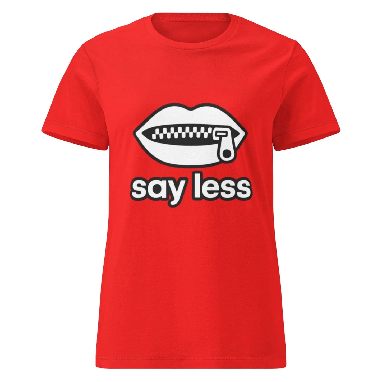 Say Less Zipped Mouth Funny T Shirt Inappropriate Silent Sarcasm Adult Tee Unisex T-shirt, Sweatshirt, Hoodie, Long Sleeve Tee - T-Shirt, Sweatshirt, Hoodie