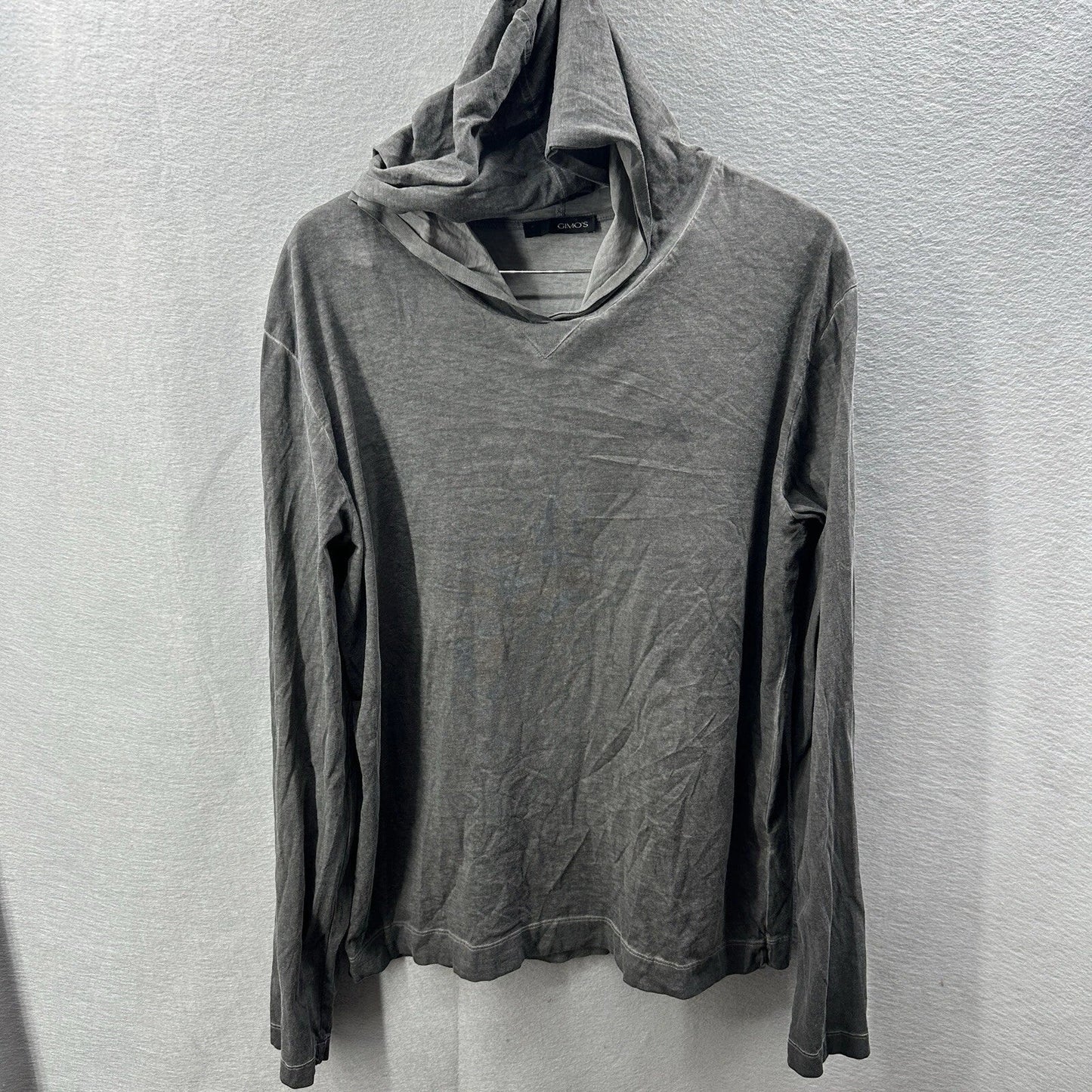 GIMO'S Ventura Hooded T-Shirt Mens XXL Distressed Wash Gray Minimalist READ DET Unisex T-shirt, Sweatshirt, Hoodie, Long Sleeve Tee - T-Shirt, Sweatshirt, Hoodie
