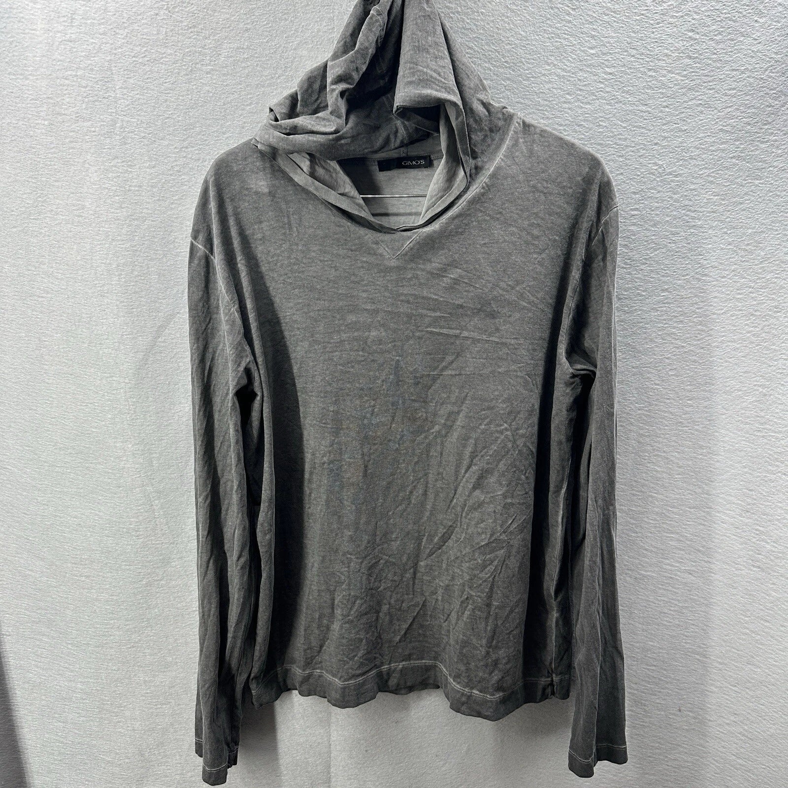 GIMO'S Ventura Hooded T-Shirt Mens XXL Distressed Wash Gray Minimalist READ DET Unisex T-shirt, Sweatshirt, Hoodie, Long Sleeve Tee - T-Shirt, Sweatshirt, Hoodie