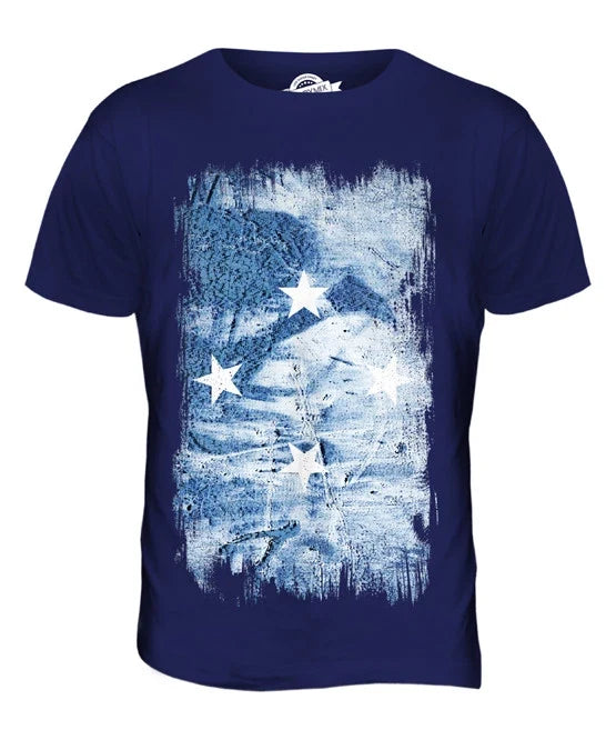 MICRONESIA GRUNGE FLAG MENS T SHIRT TEE SHIRT XS S M L XL 2XL 3XL 4XL 5XL Unisex T-shirt, Sweatshirt, Hoodie, Long Sleeve Tee - T-Shirt, Sweatshirt, Hoodie