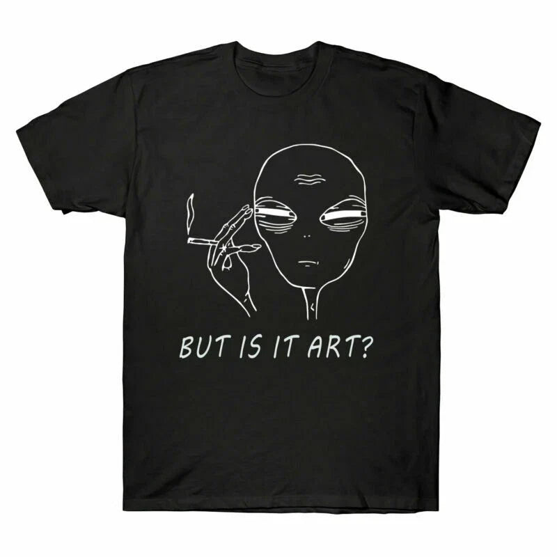 Men's Art Sleeve Alien Smoking Short But it Humor ? Sarcasm Tee Funny T-Shirt is Unisex T-shirt, Sweatshirt, Hoodie, Long Sleeve Tee - T-Shirt, Sweatshirt, Hoodie