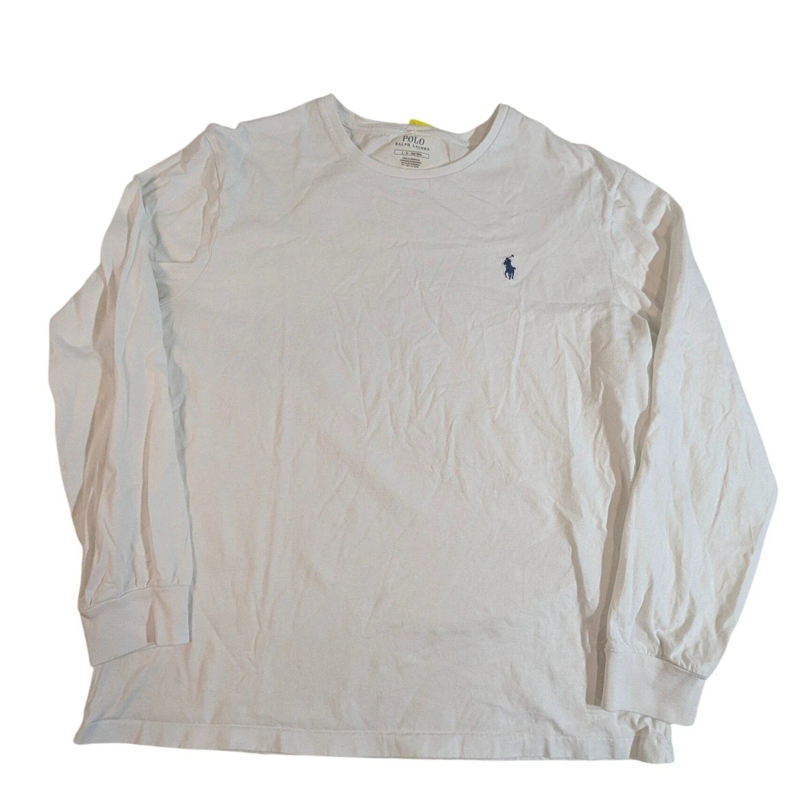 Polo Ralph Lauren Mens White Long Sleeve Crew Neck T-Shirt Size Large READ Unisex T-shirt, Sweatshirt, Hoodie, Long Sleeve Tee - T-Shirt, Sweatshirt, Hoodie