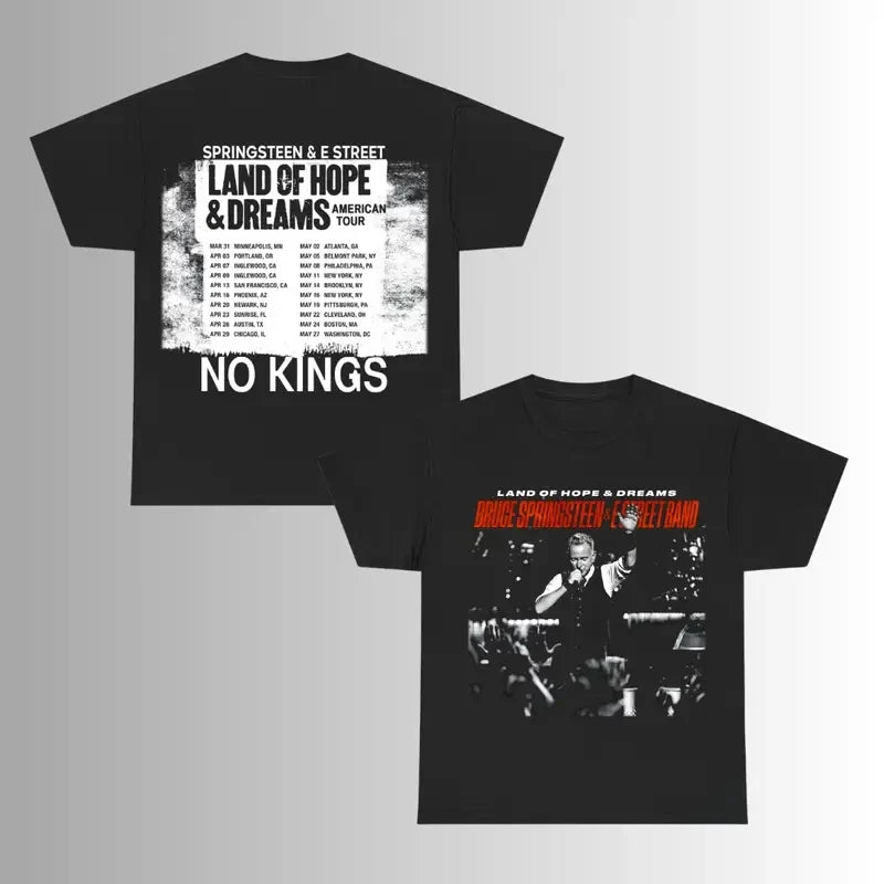 Bruce Springsteen E Street Band Shirt 2026 Tour Dates Graphic Tee Vintage Style Unisex T-shirt, Sweatshirt, Hoodie, Long Sleeve Tee - T-Shirt, Sweatshirt, Hoodie