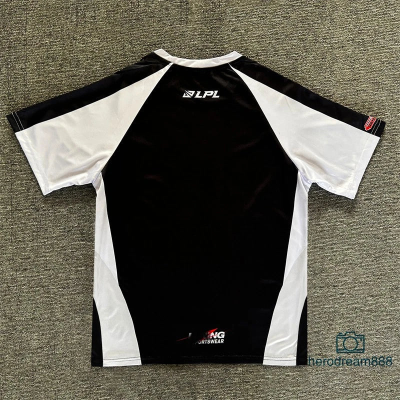 LOL 2025 AL Team T-shirt LPL MSI Anyone’s Legend Esport White Black S15 Jersey sports jersey product view 1